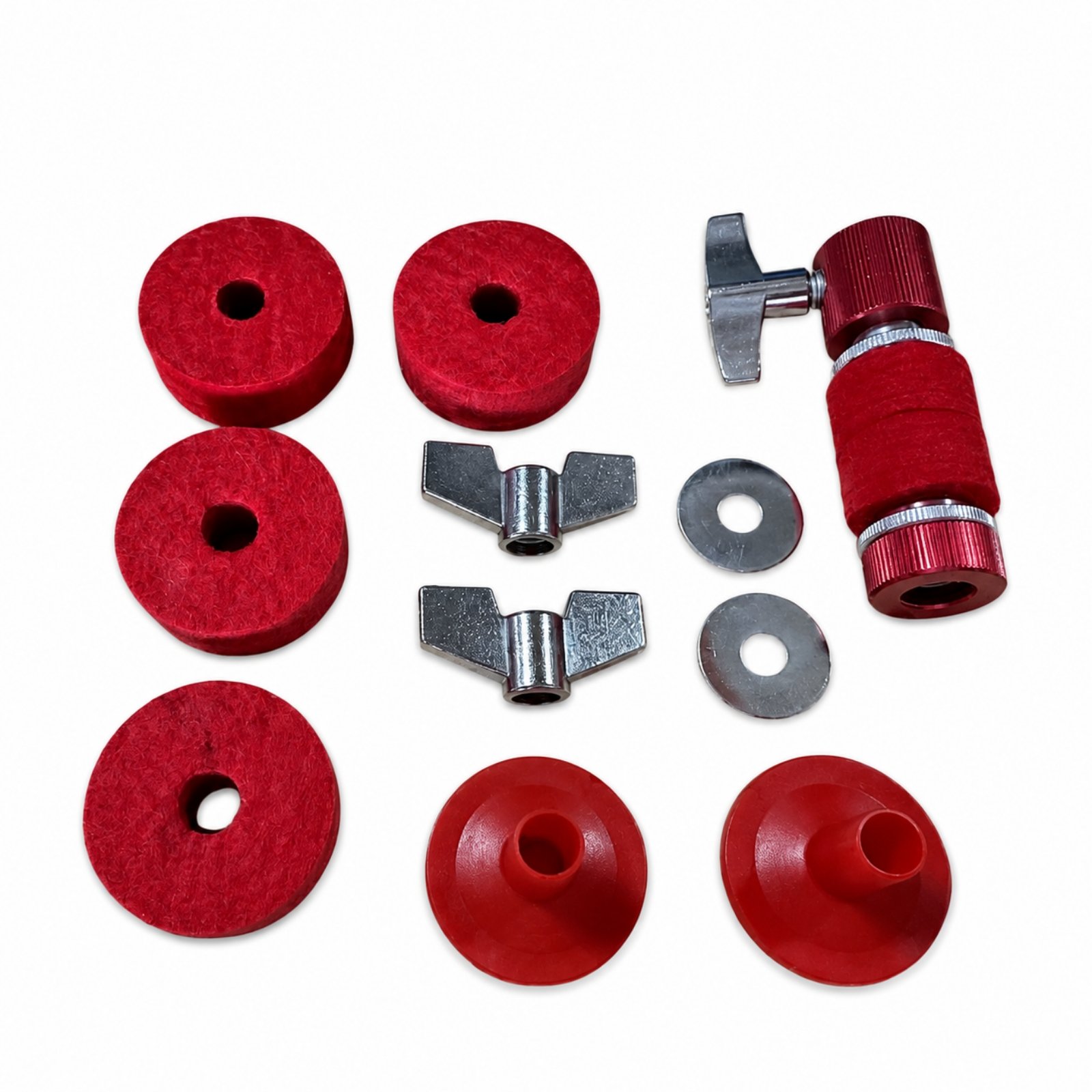11-Piece Drum Accessory Kit with Felt Pads