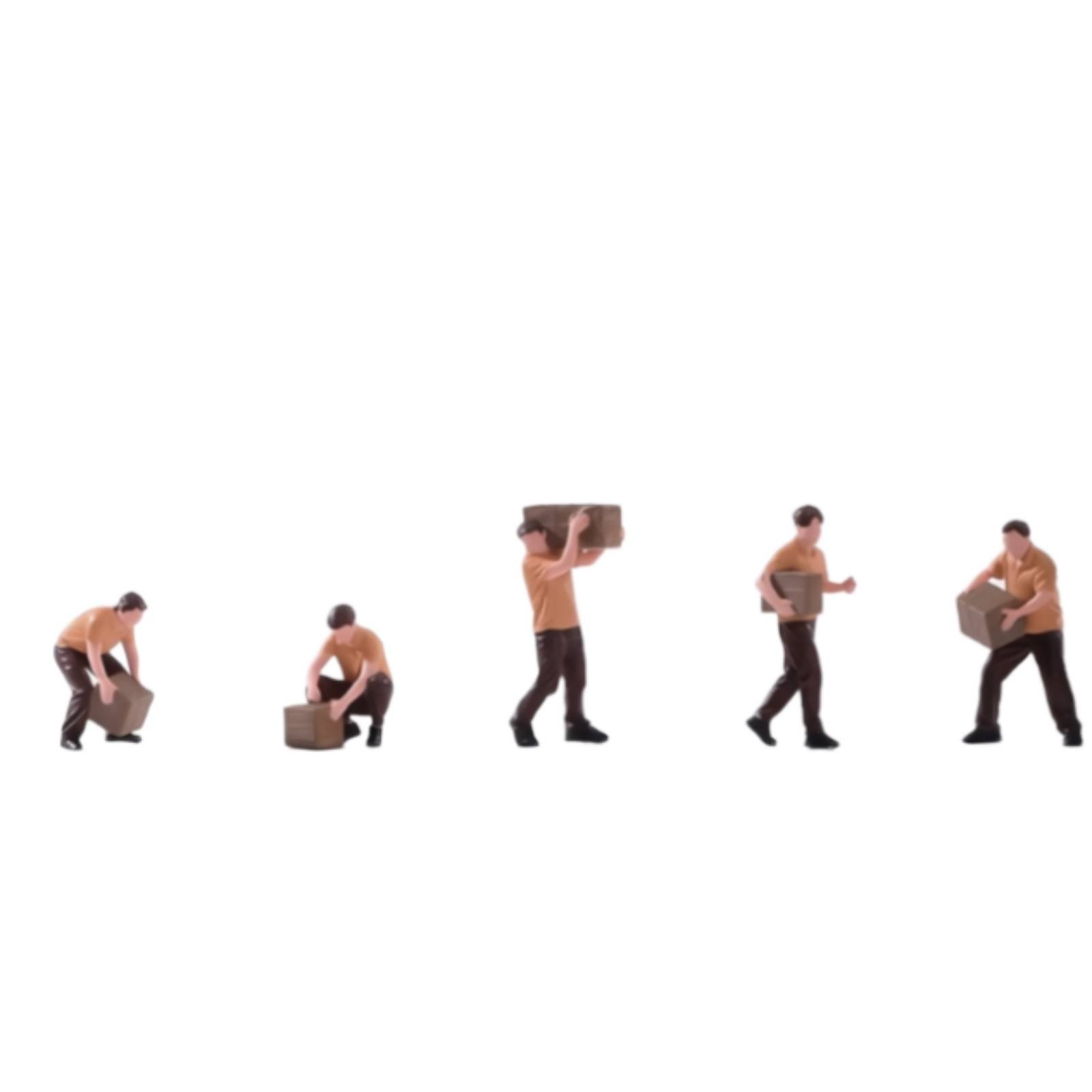 5-Piece 1/64 Scale Courier Figures