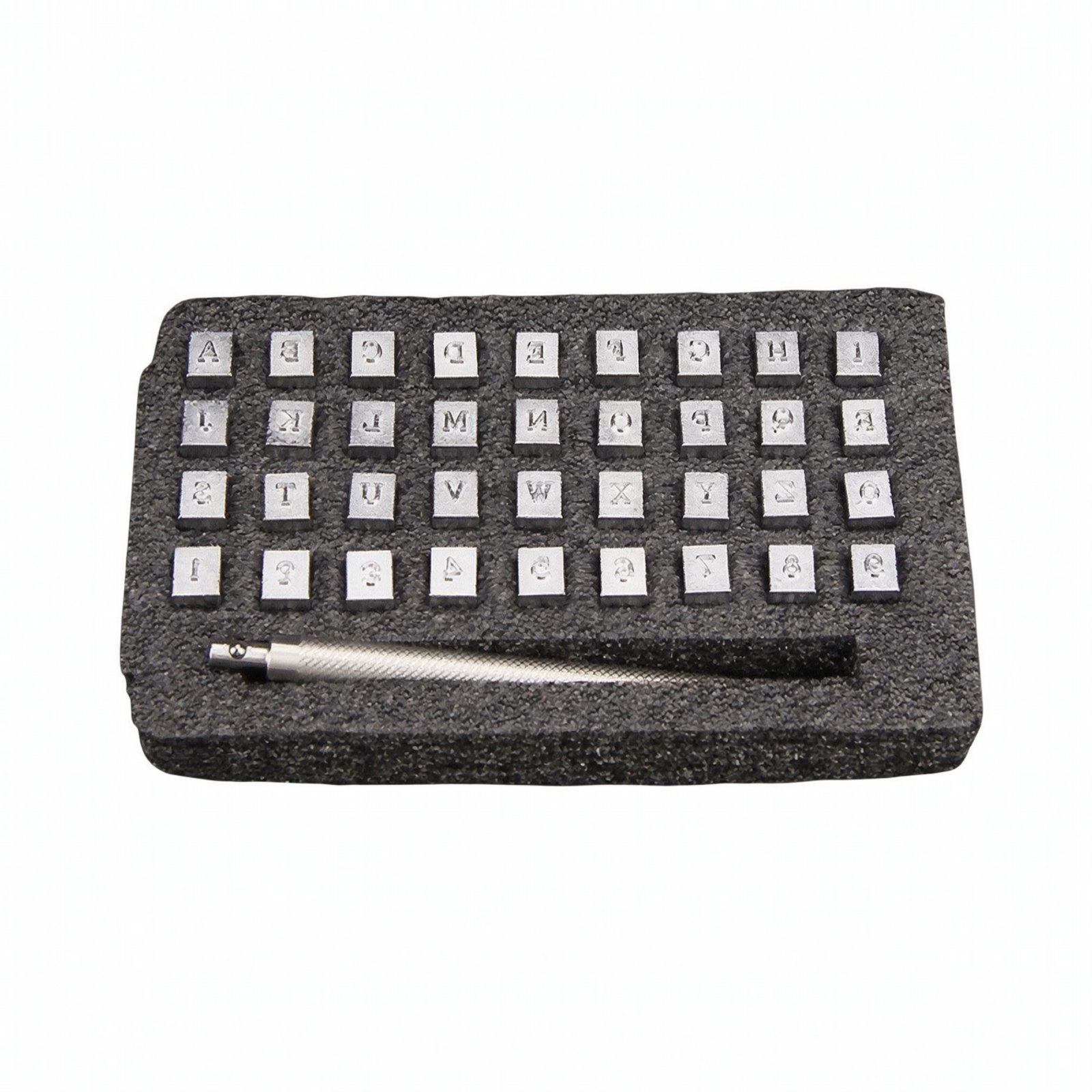 36-Piece Letter and Number Stamp Set