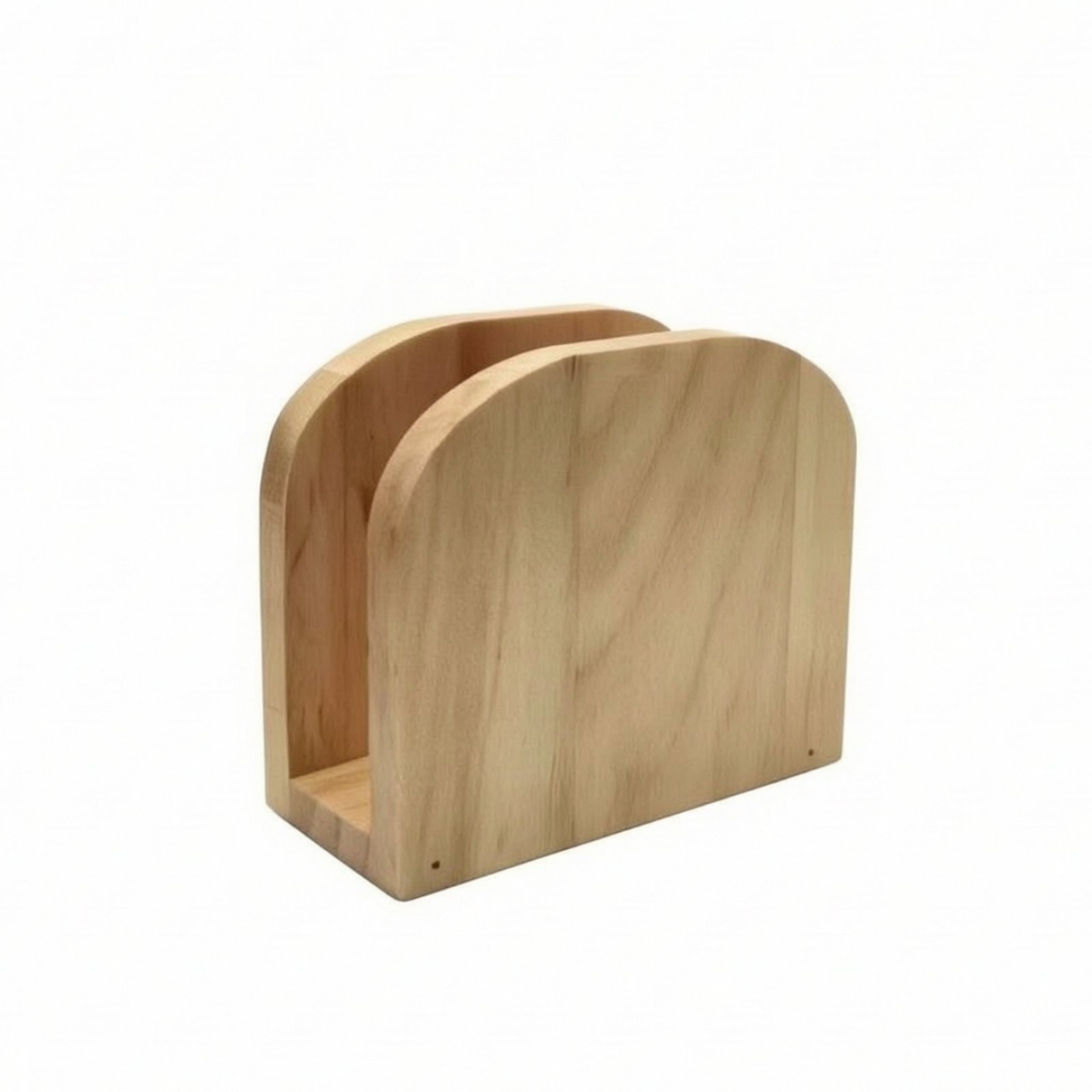 Wooden Napkin Holder Arched Silhouette