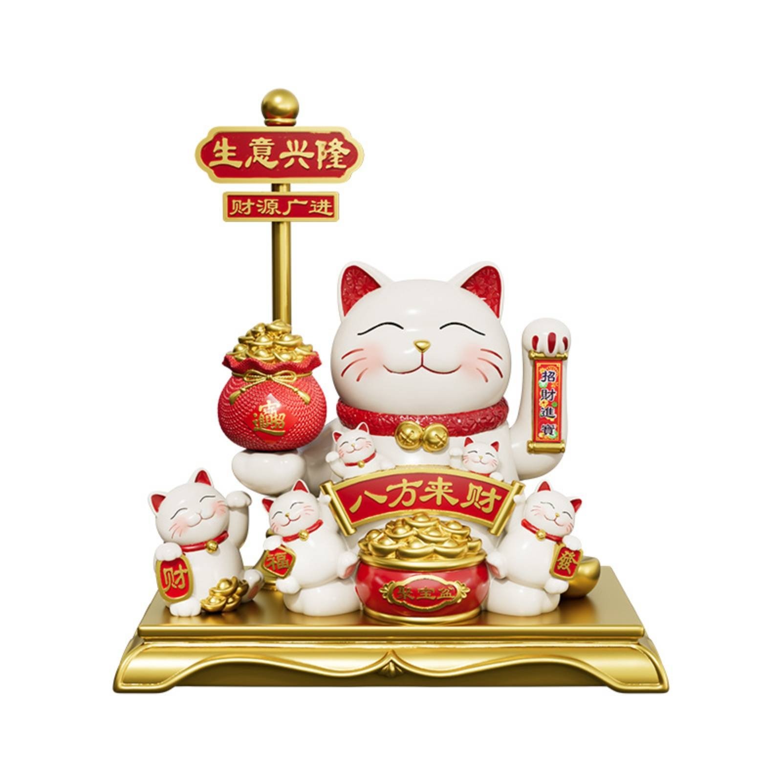 Fortune Cat Figurine