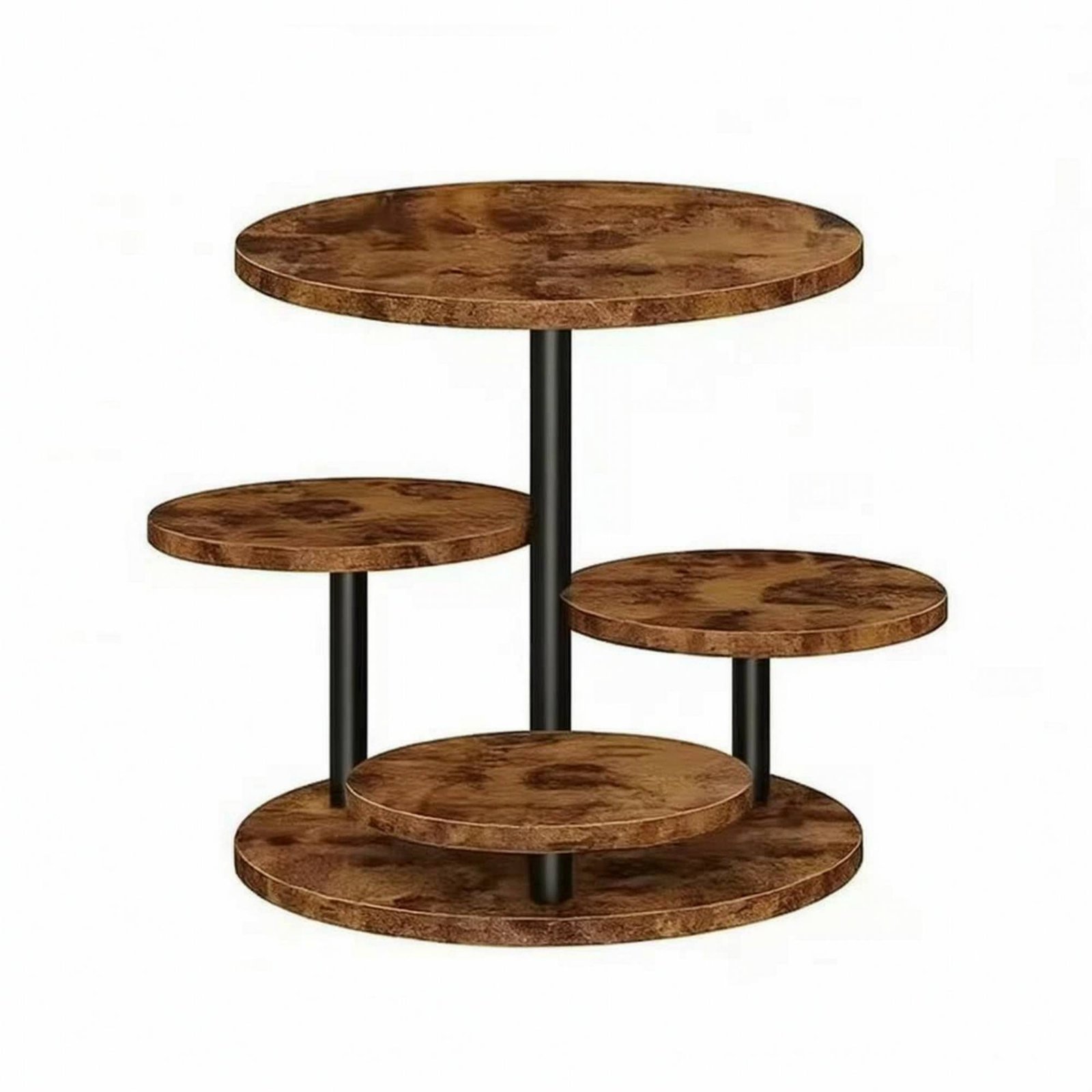 Solid Wood Rotating Cupcake Stand