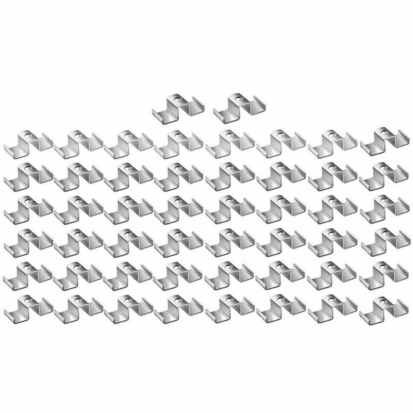 50-Piece Saddle Grating Clamp