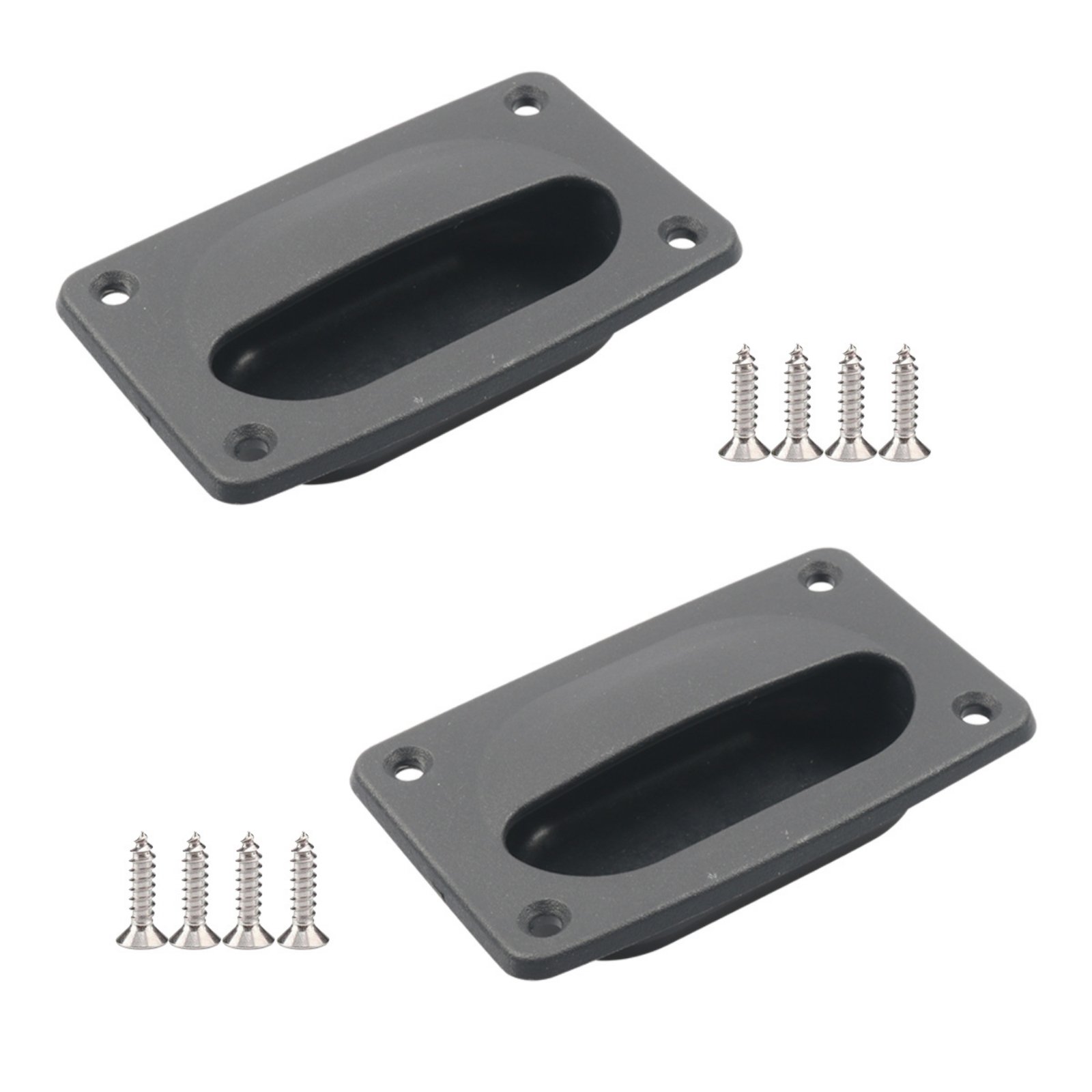 2-Piece Recessed Marine Access Panel Handle