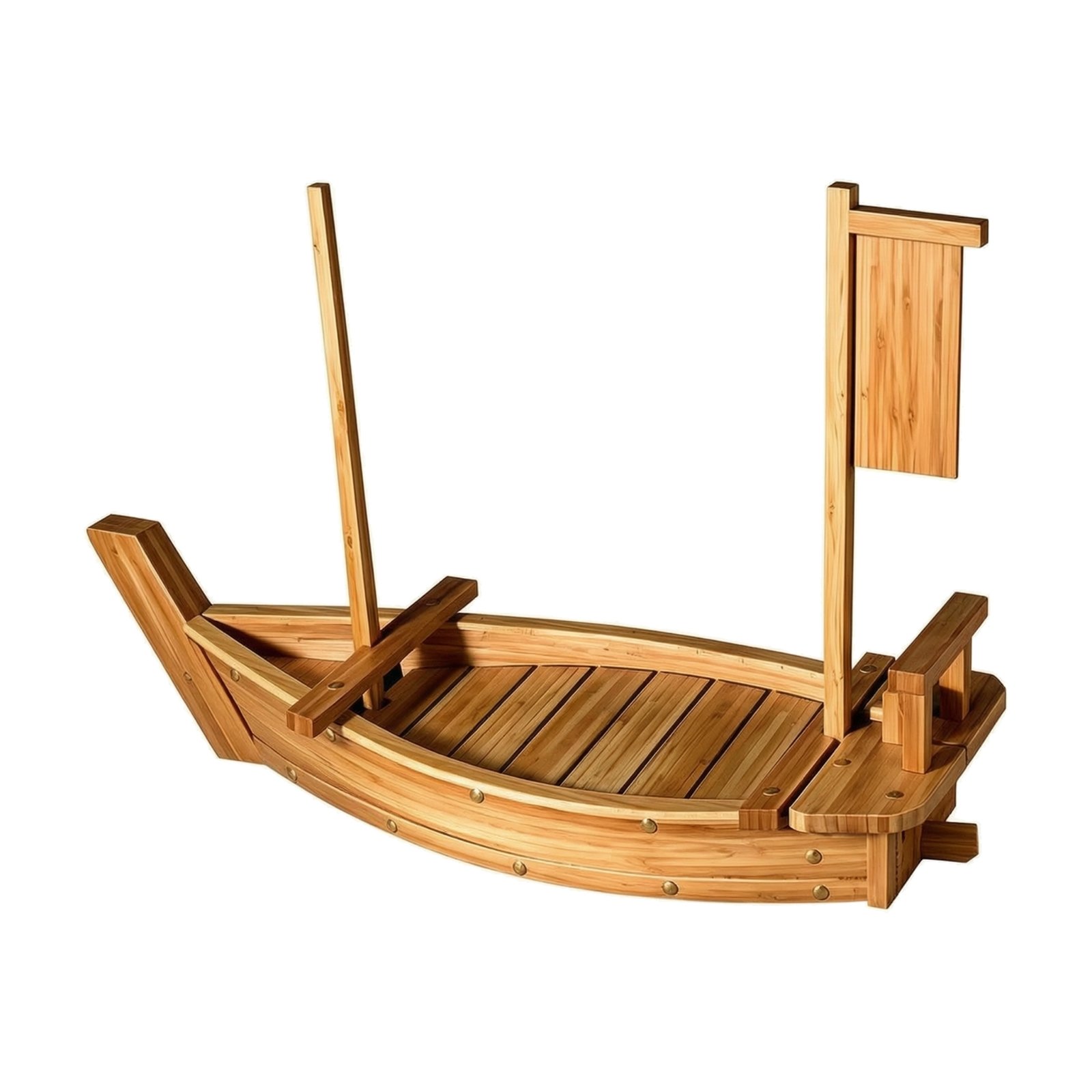 Wooden Sushi Serving Boat