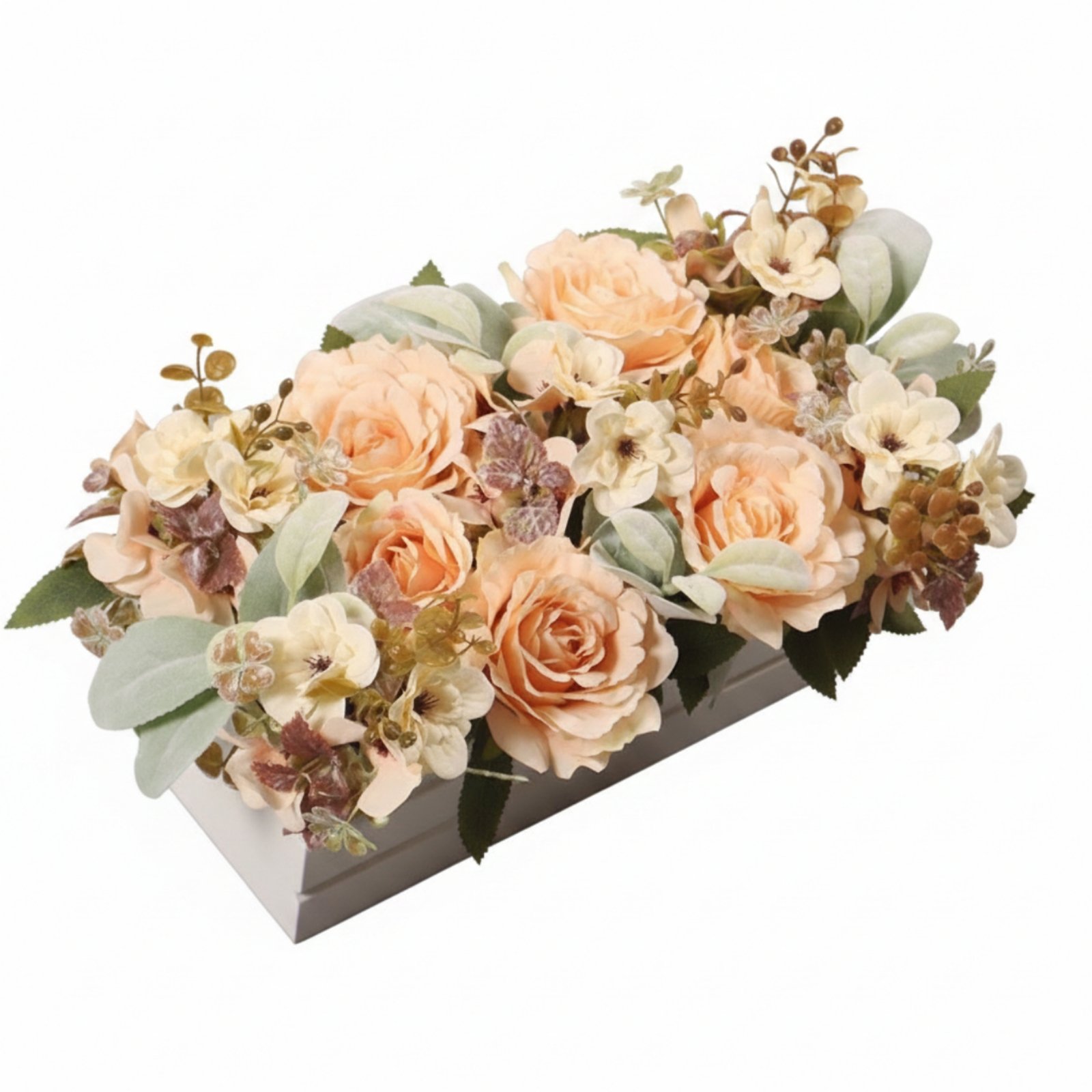 Flower Centerpiece Wooden Planter