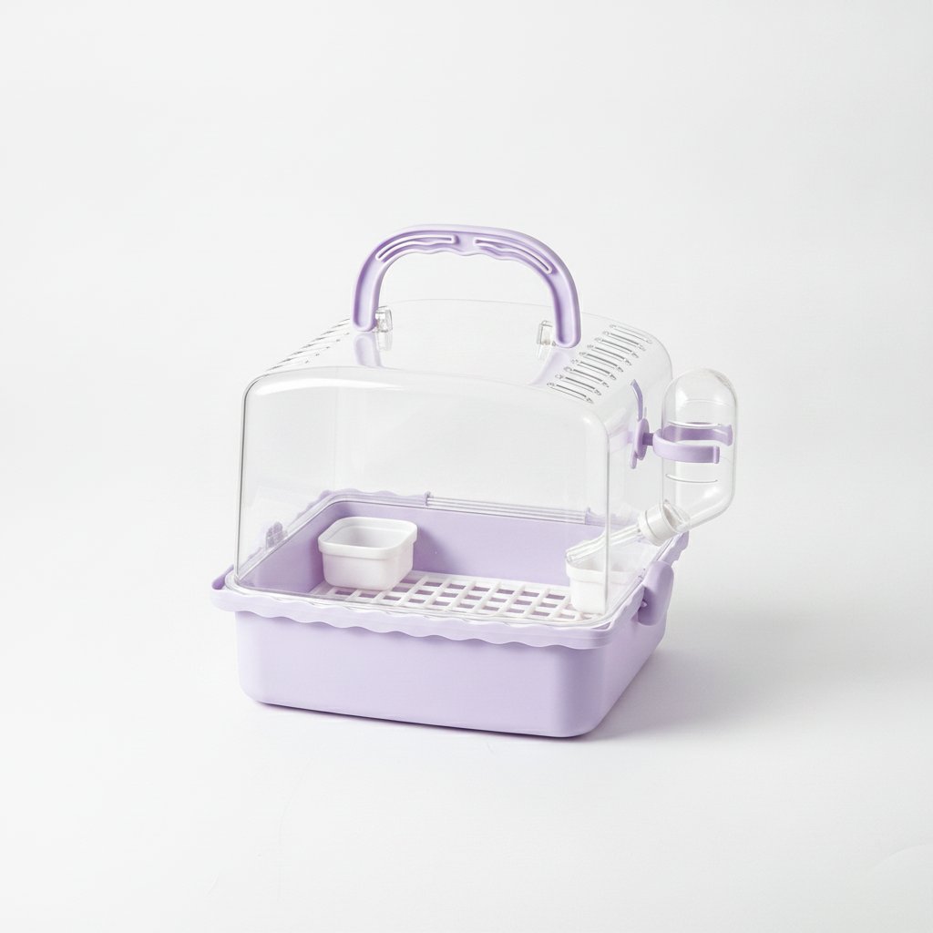 Transparent Bird Carrier for Parrots