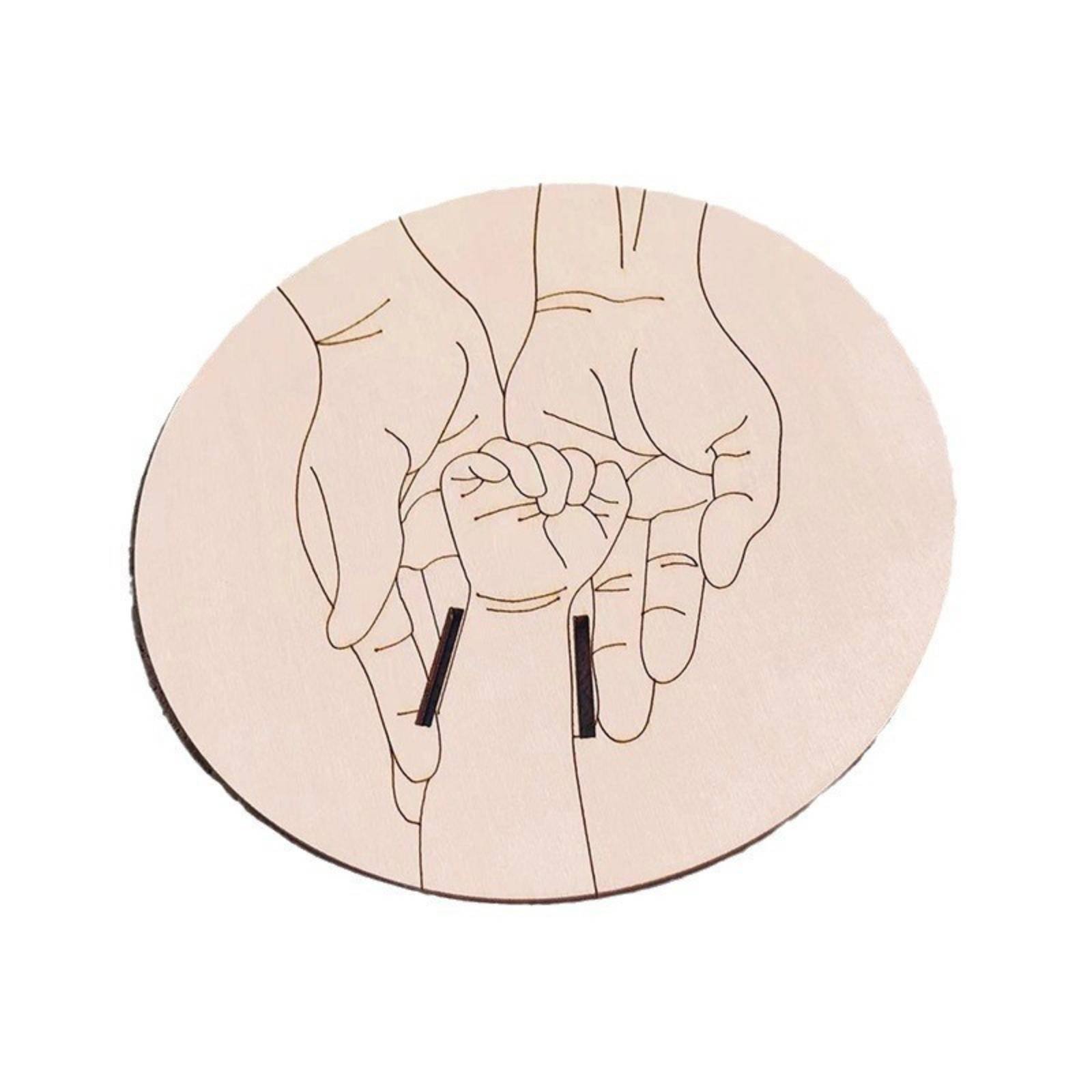 Wooden Birth Keepsake Plaque