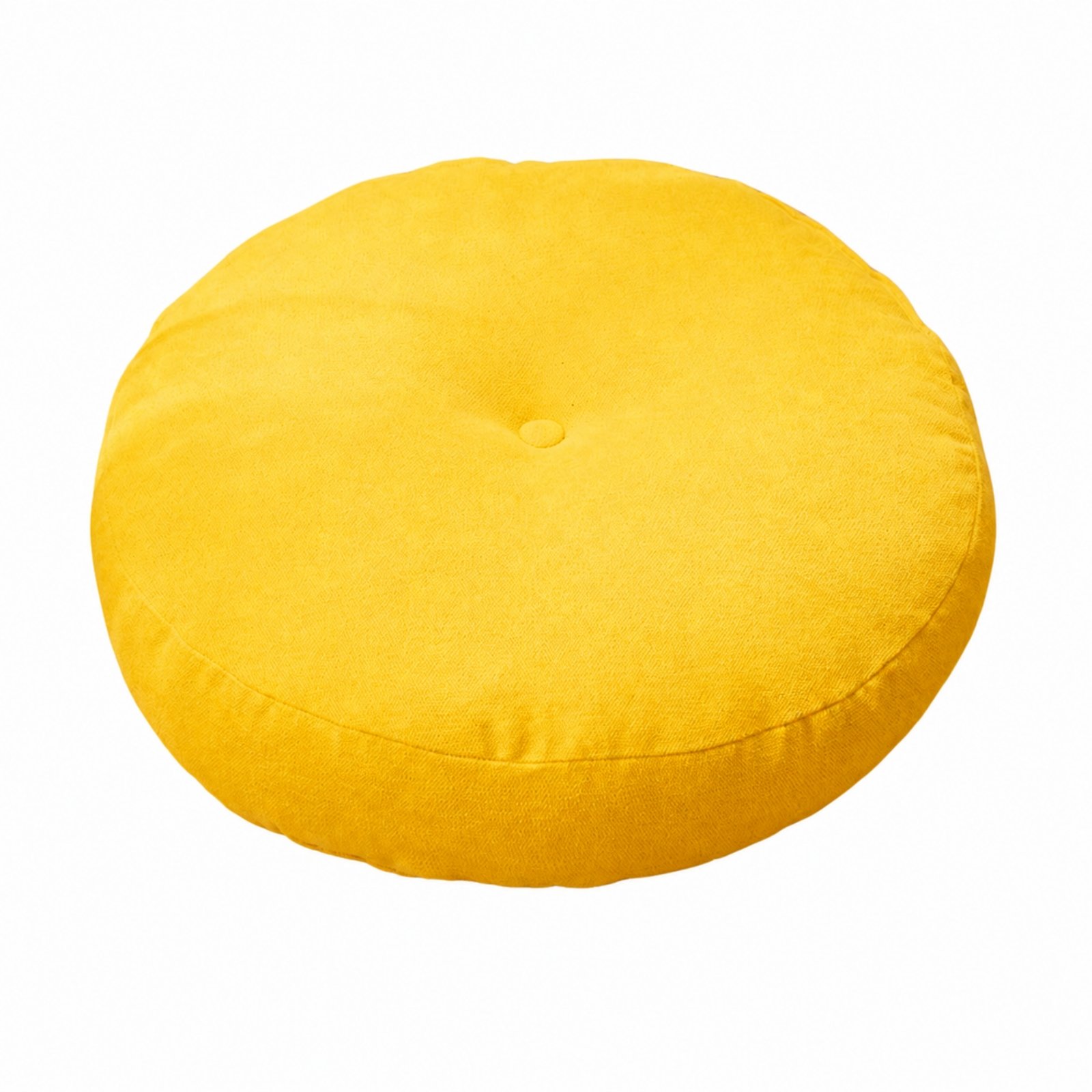 Round Floor Cushion with Button