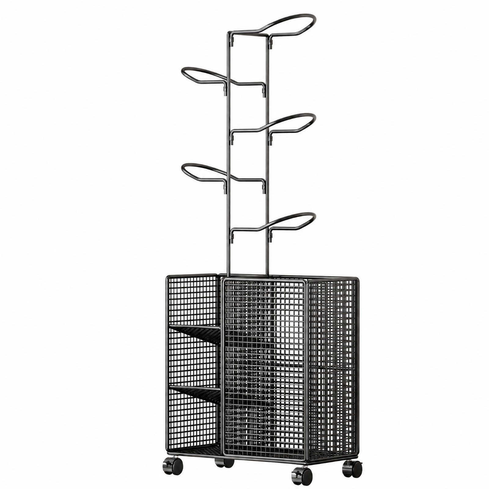 Wheeled Sports Gear Storage Rack