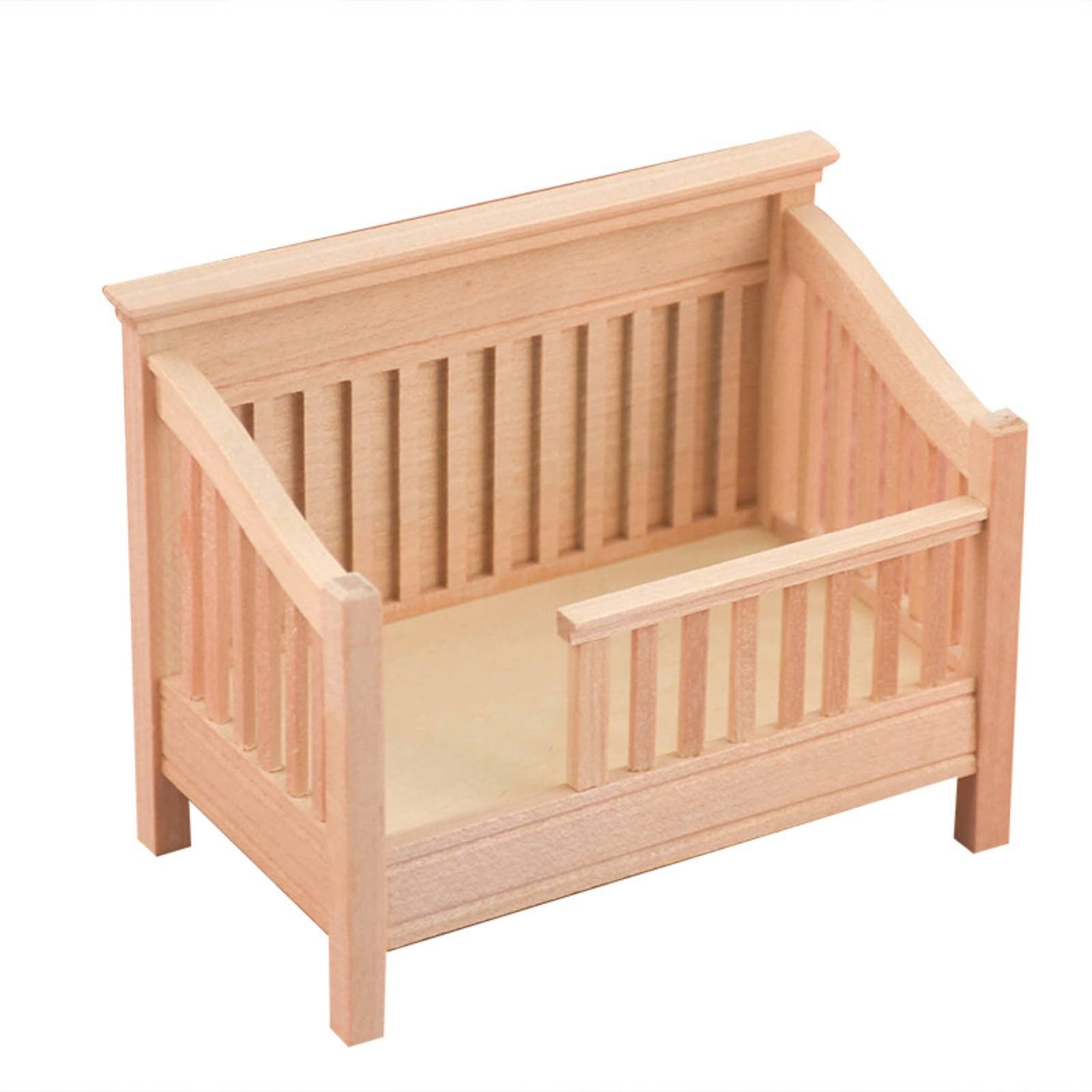 Unfinished Dollhouse Bed