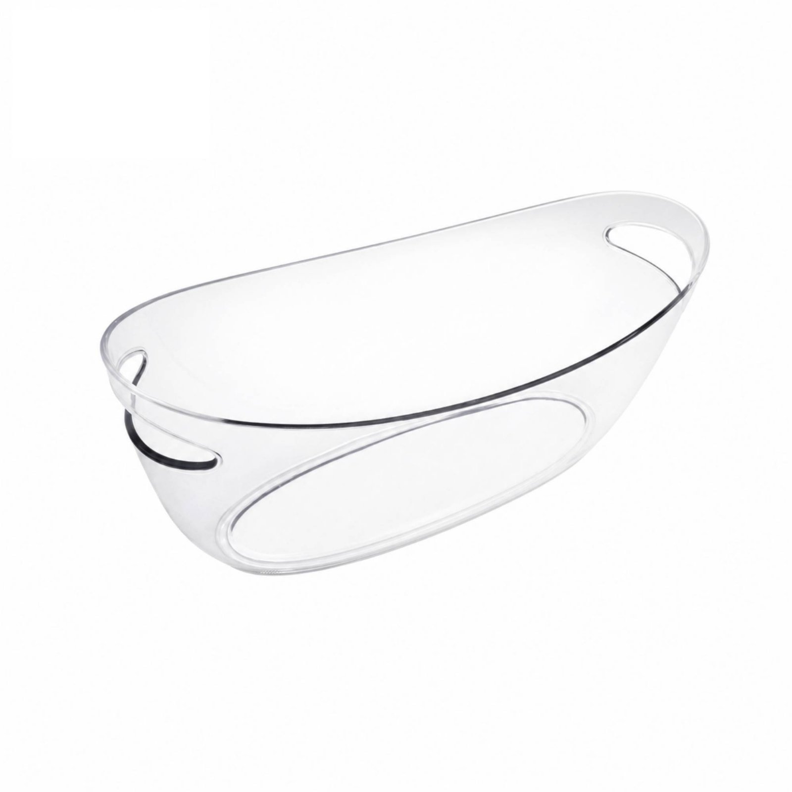 Clear Boat-Shaped Ice Bucket
