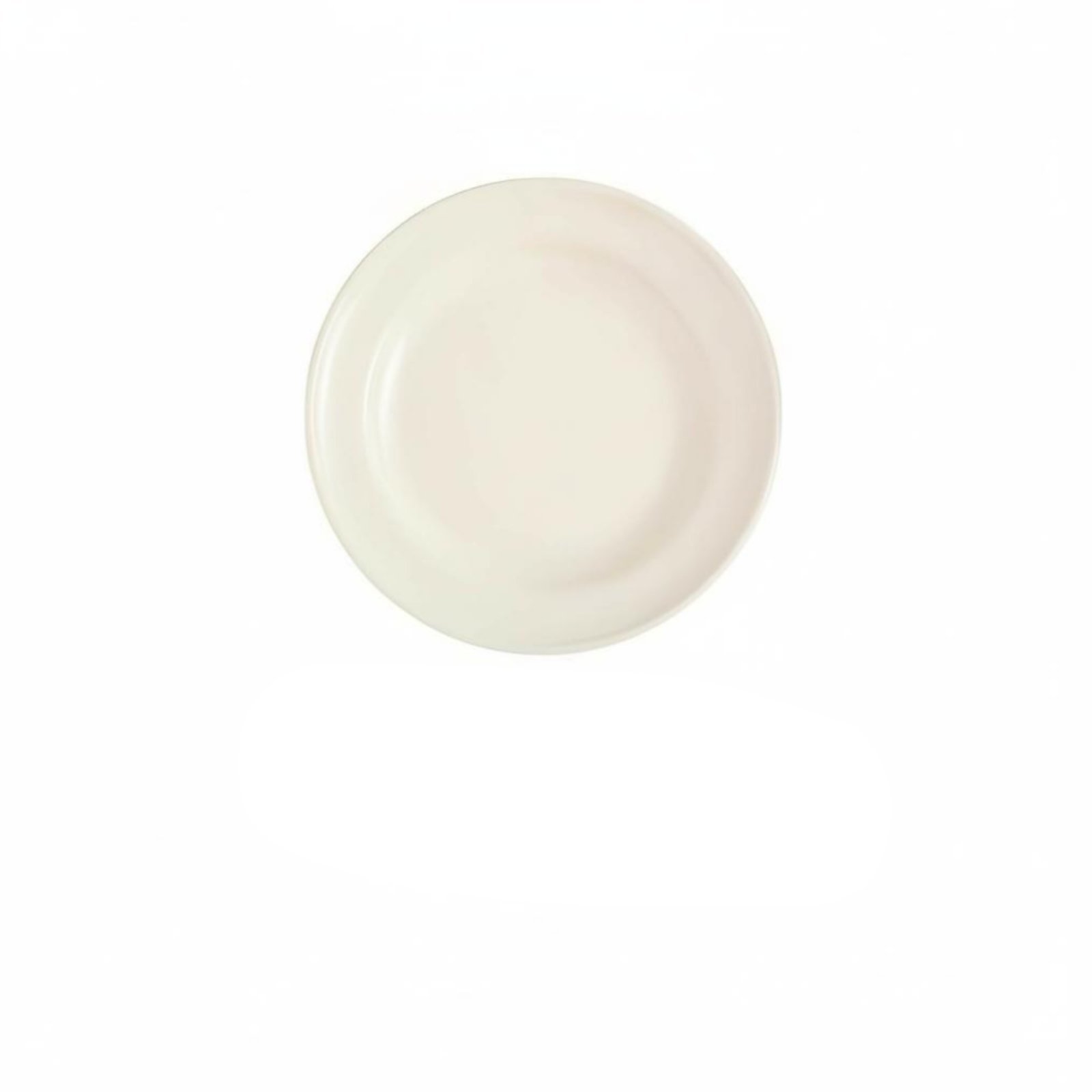 Red Ceramic Dinnerware Set – White Plate 8in