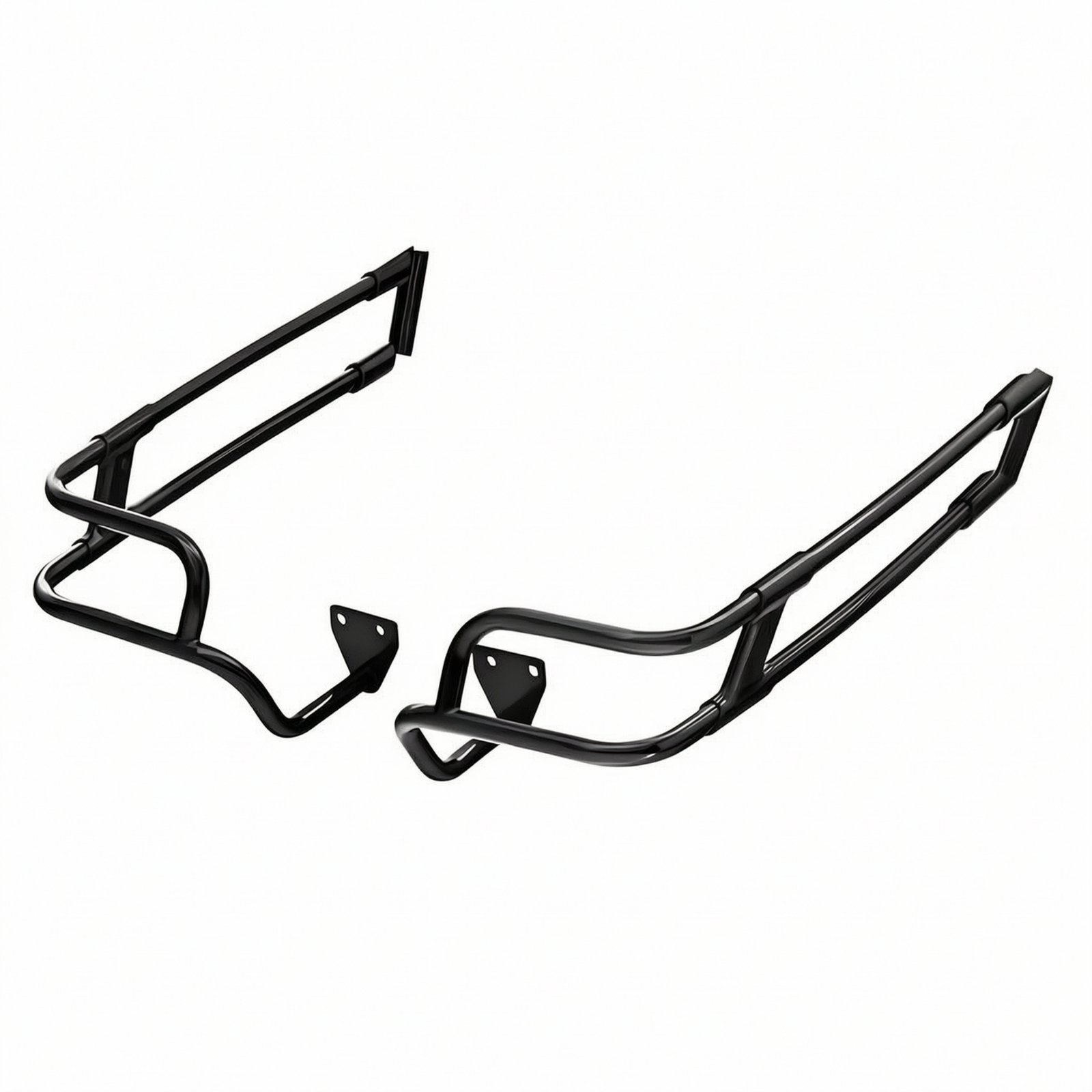 2-Piece Motorcycle Luggage Guard Rail