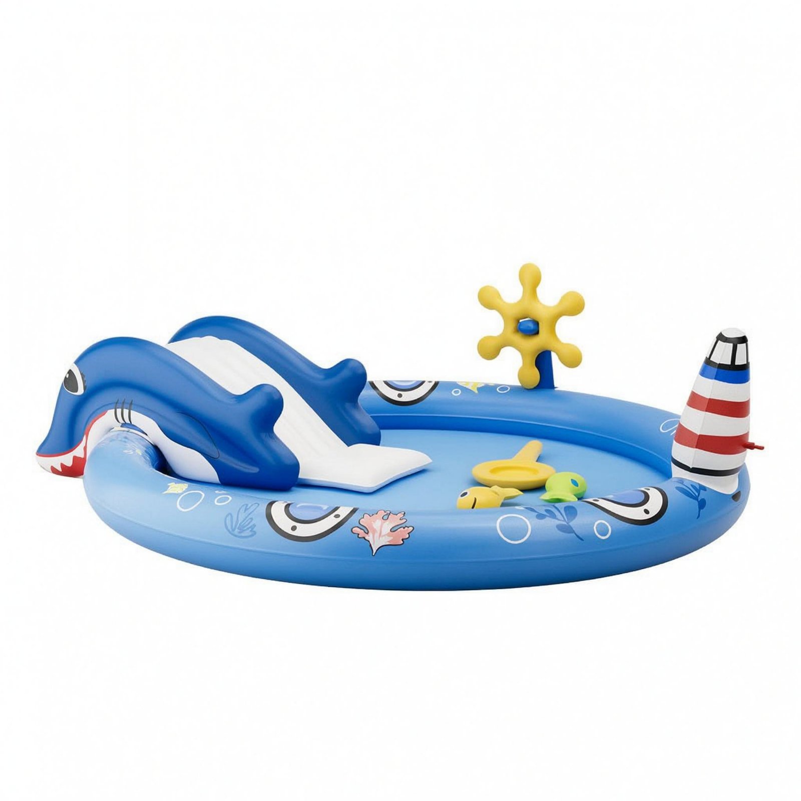PVC Kiddie Pool with Slide