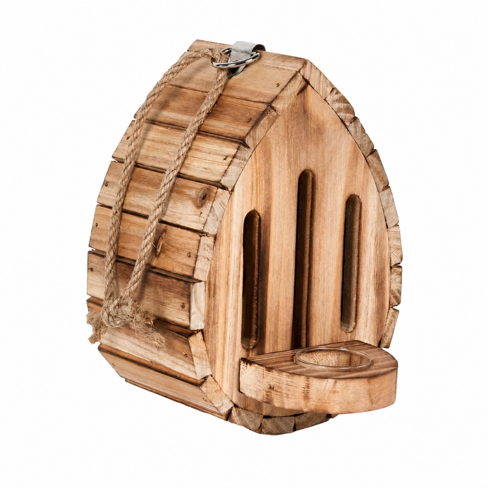 Wood Butterfly House with Tray