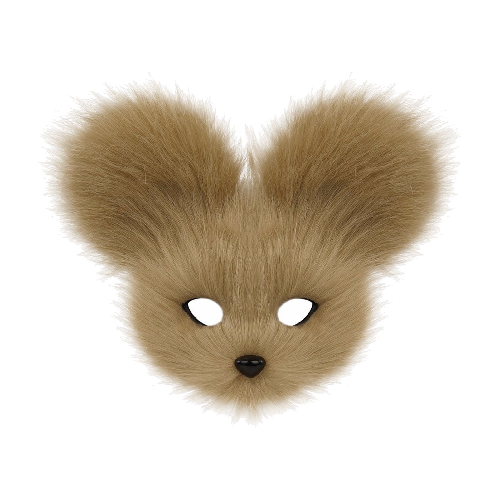 Half-Face Animal Mask with Ears