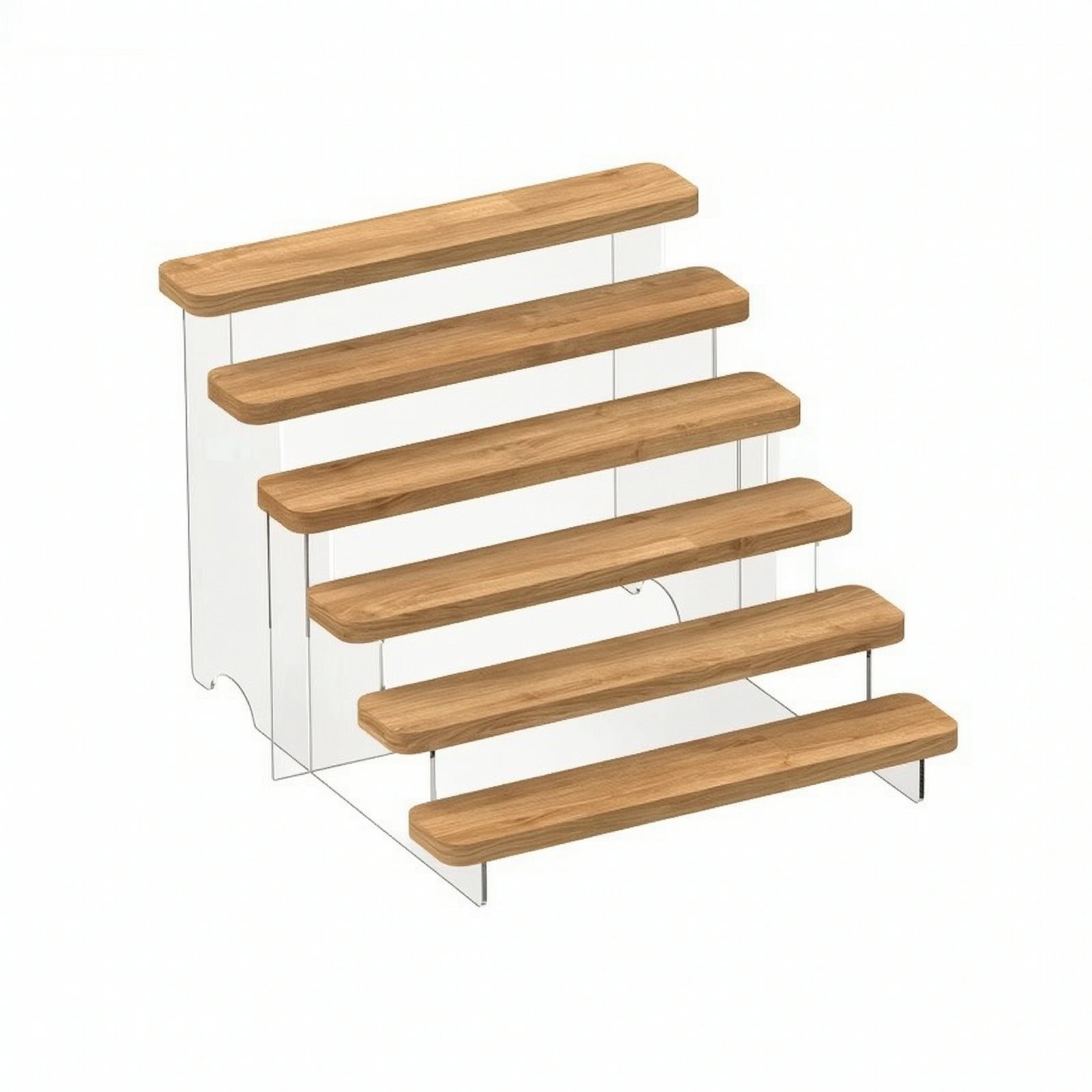 Stepped Desktop Display Rack