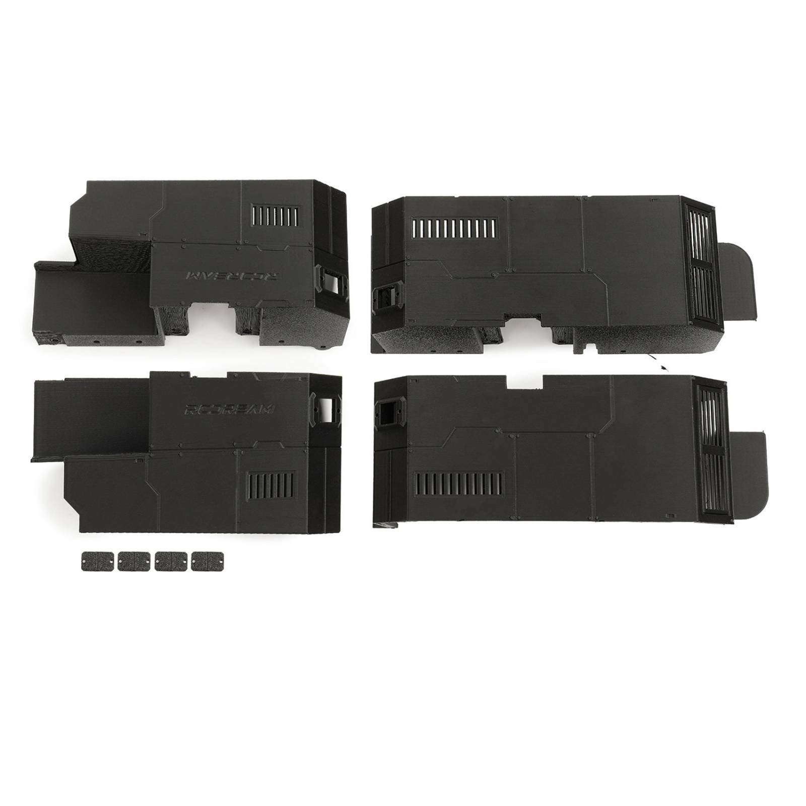 4 Pieces RC Wheel-Cover with Hardware Expertly