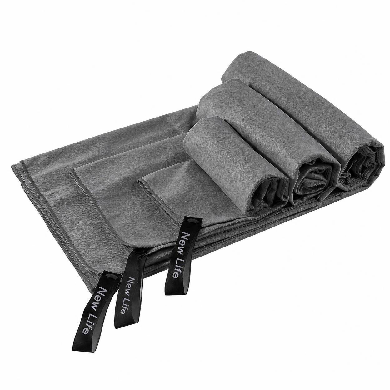 Microfiber Sports Towel Three-Piece Set