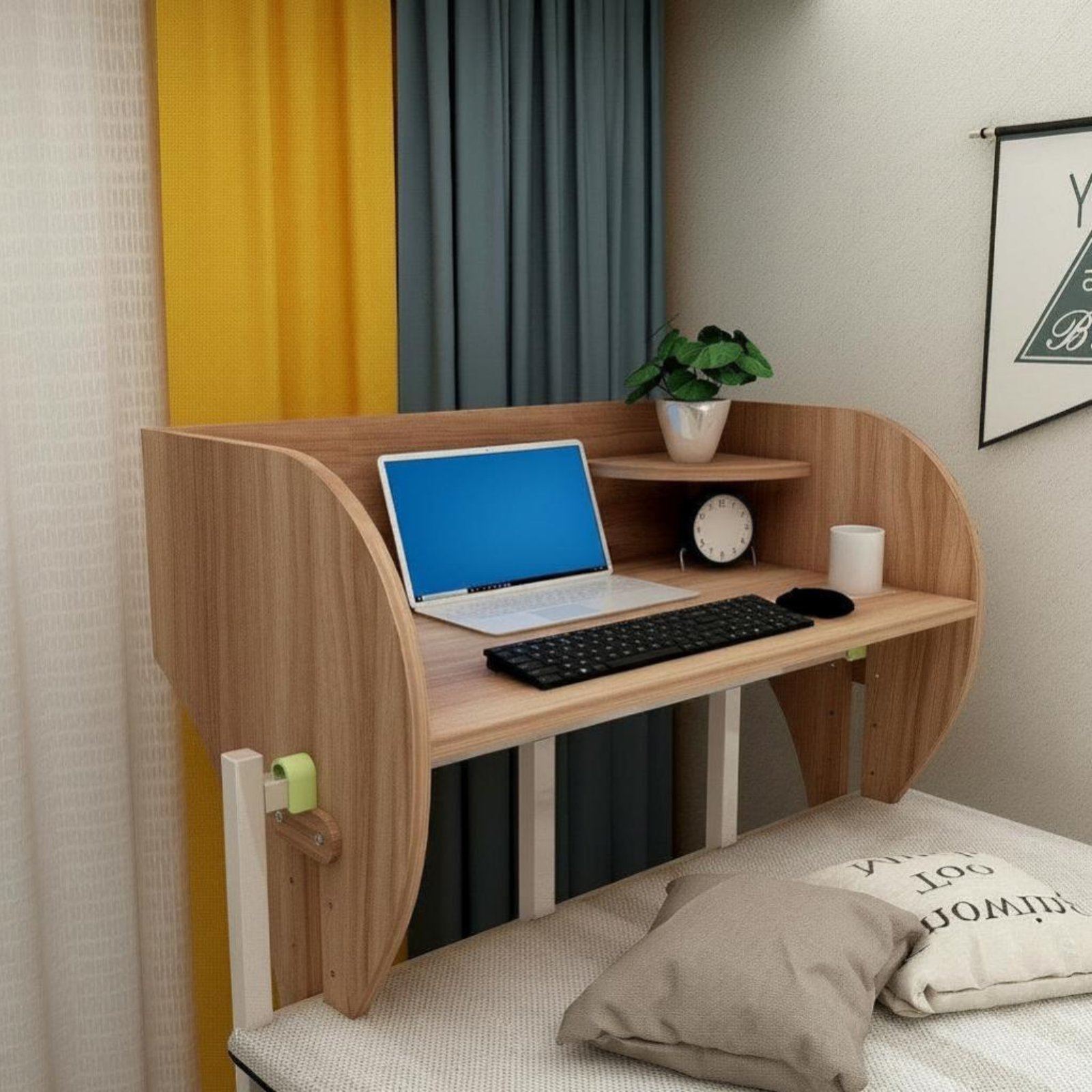 Clamp-On Bunk Bed Tray