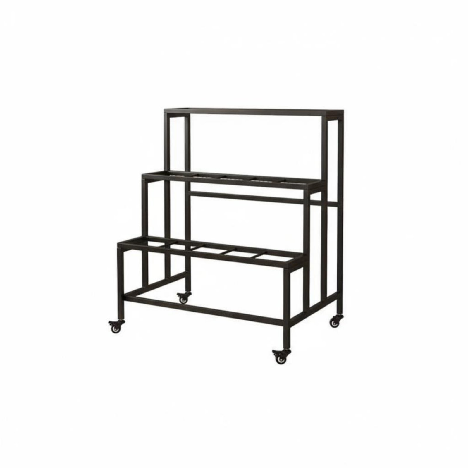 3-Tier Rolling Flower Rack
