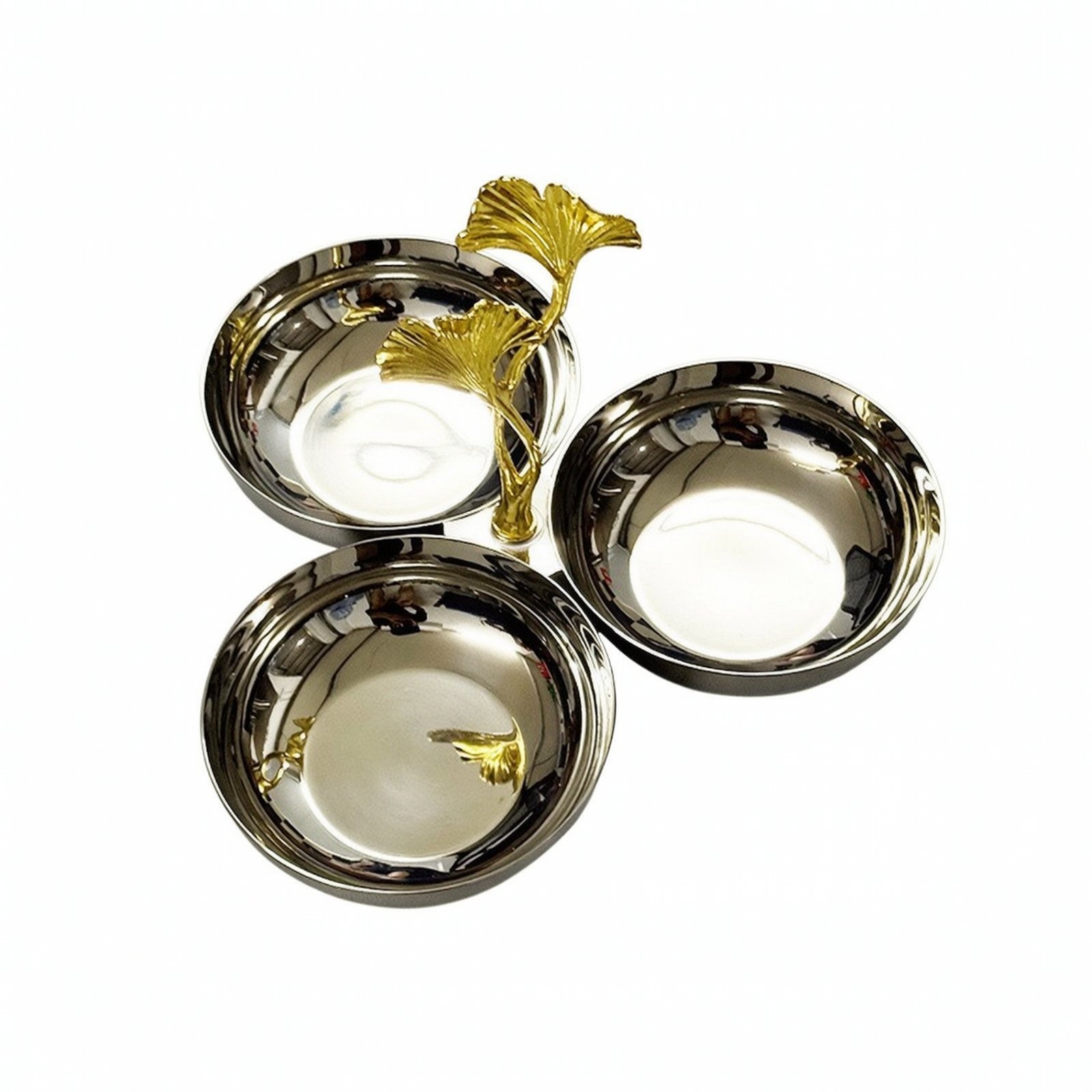 Stainless Steel Fruit Dish Multi-Compartment