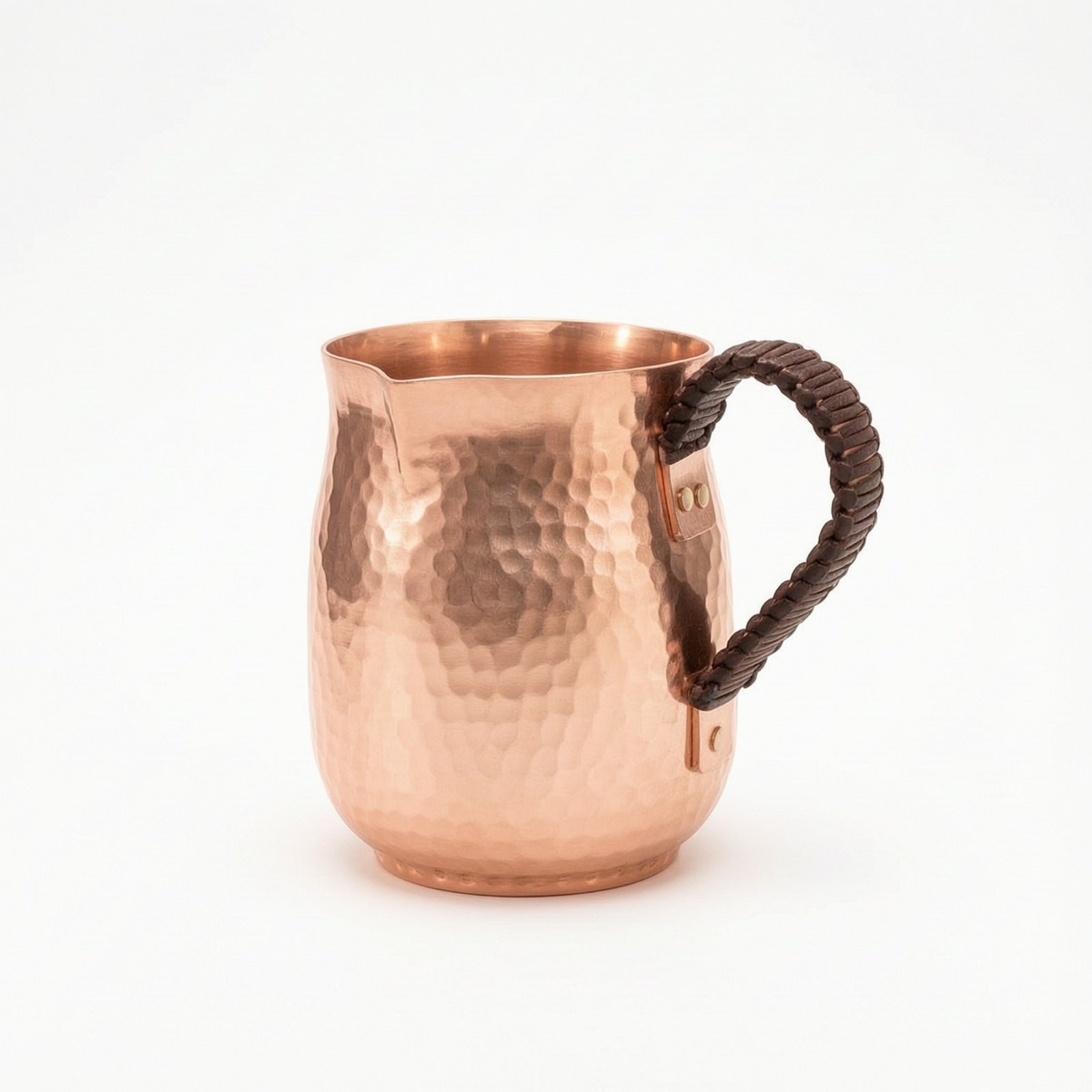 Hammered Copper Serving Pitcher