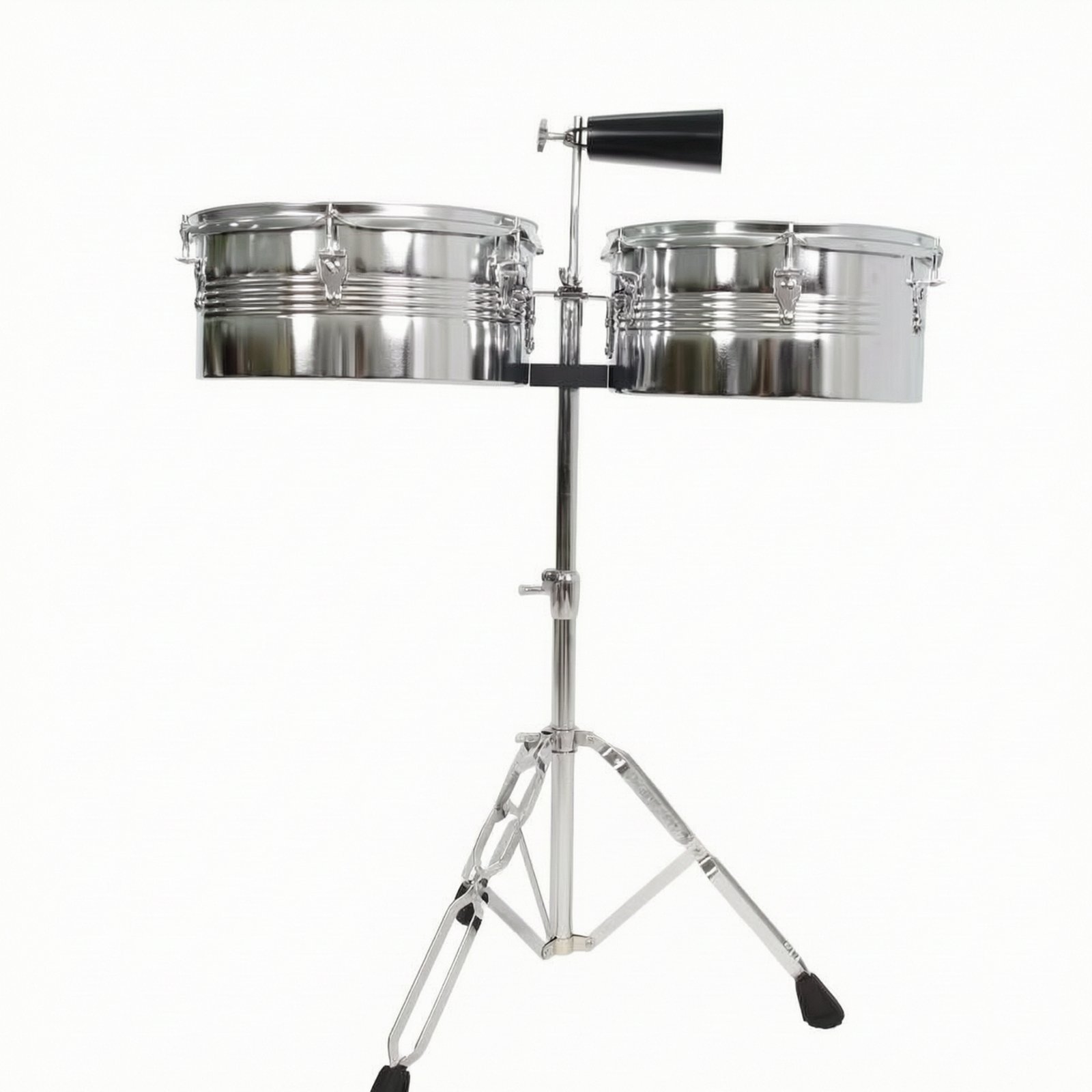 Metal Timbale Set with Cowbell