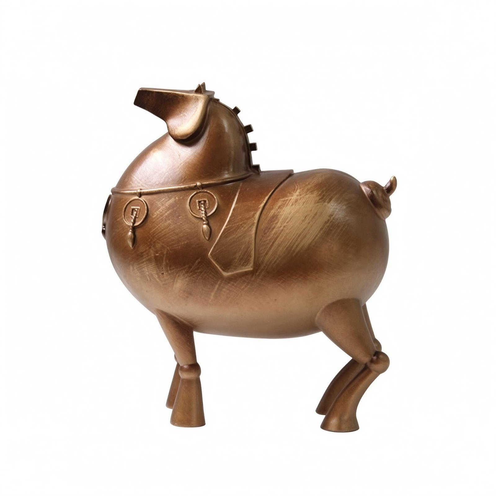 Cast Metal Horse Figurine