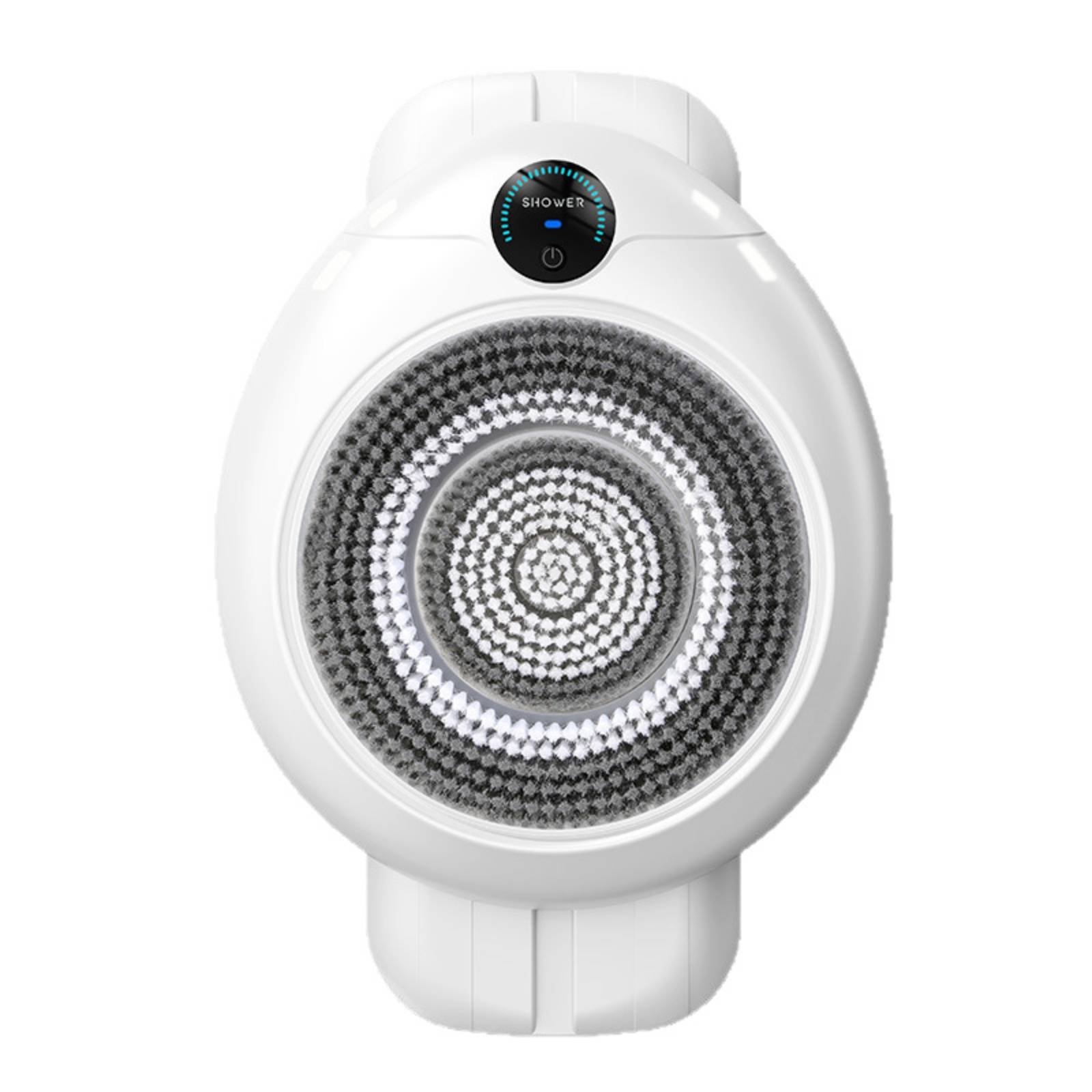 Wall-Attached Shower Scrubber