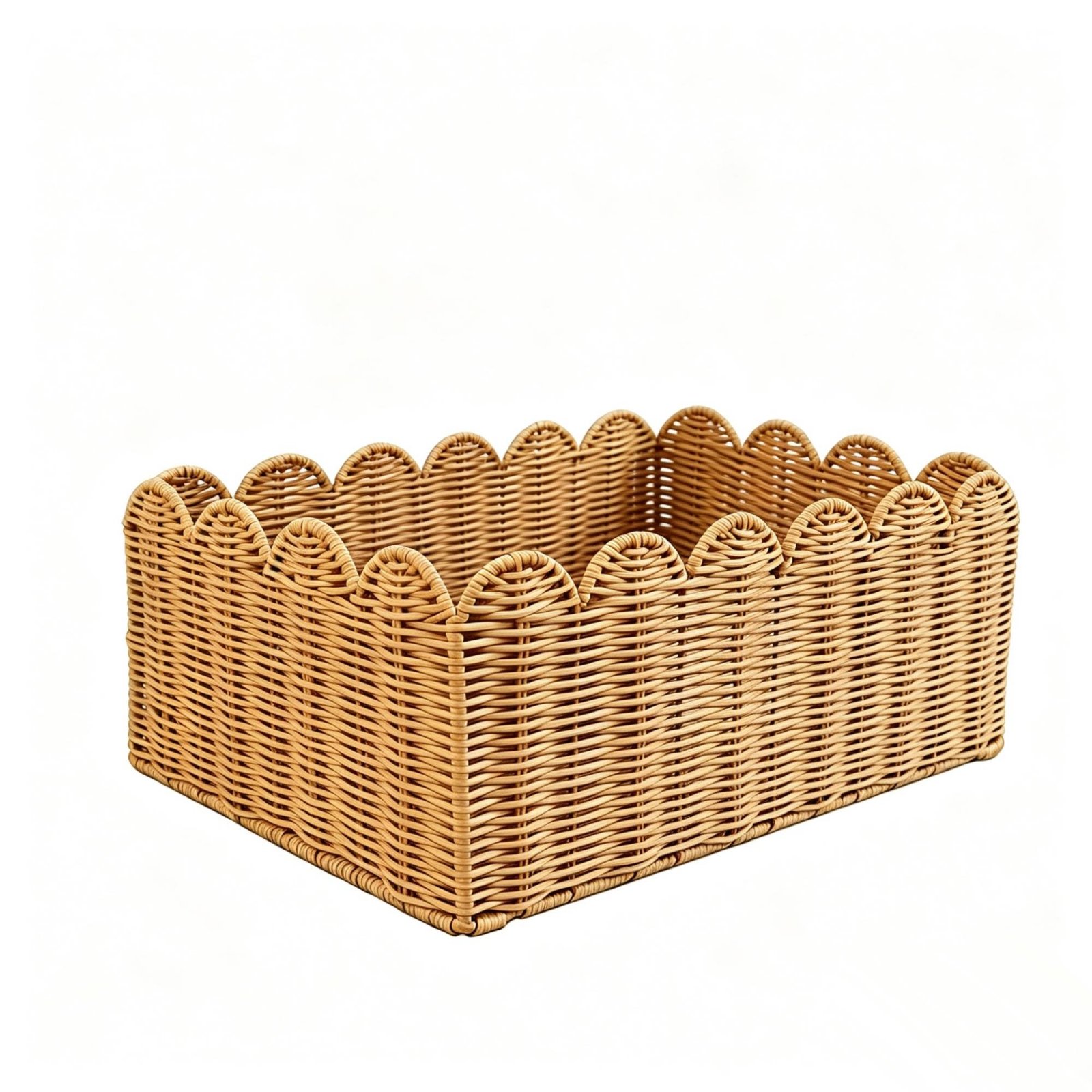 Braided Basket with Rims