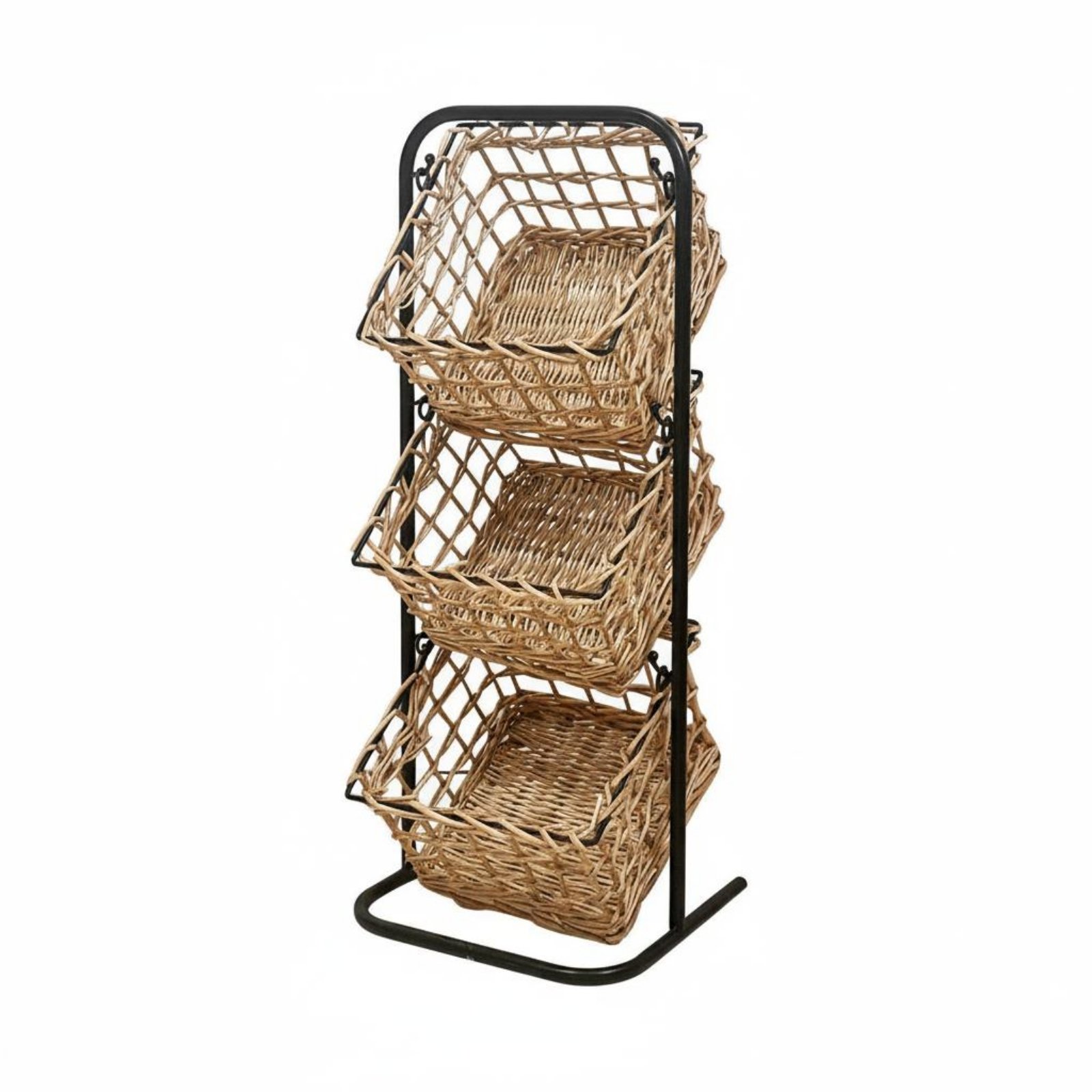 Handwoven Basket Stand