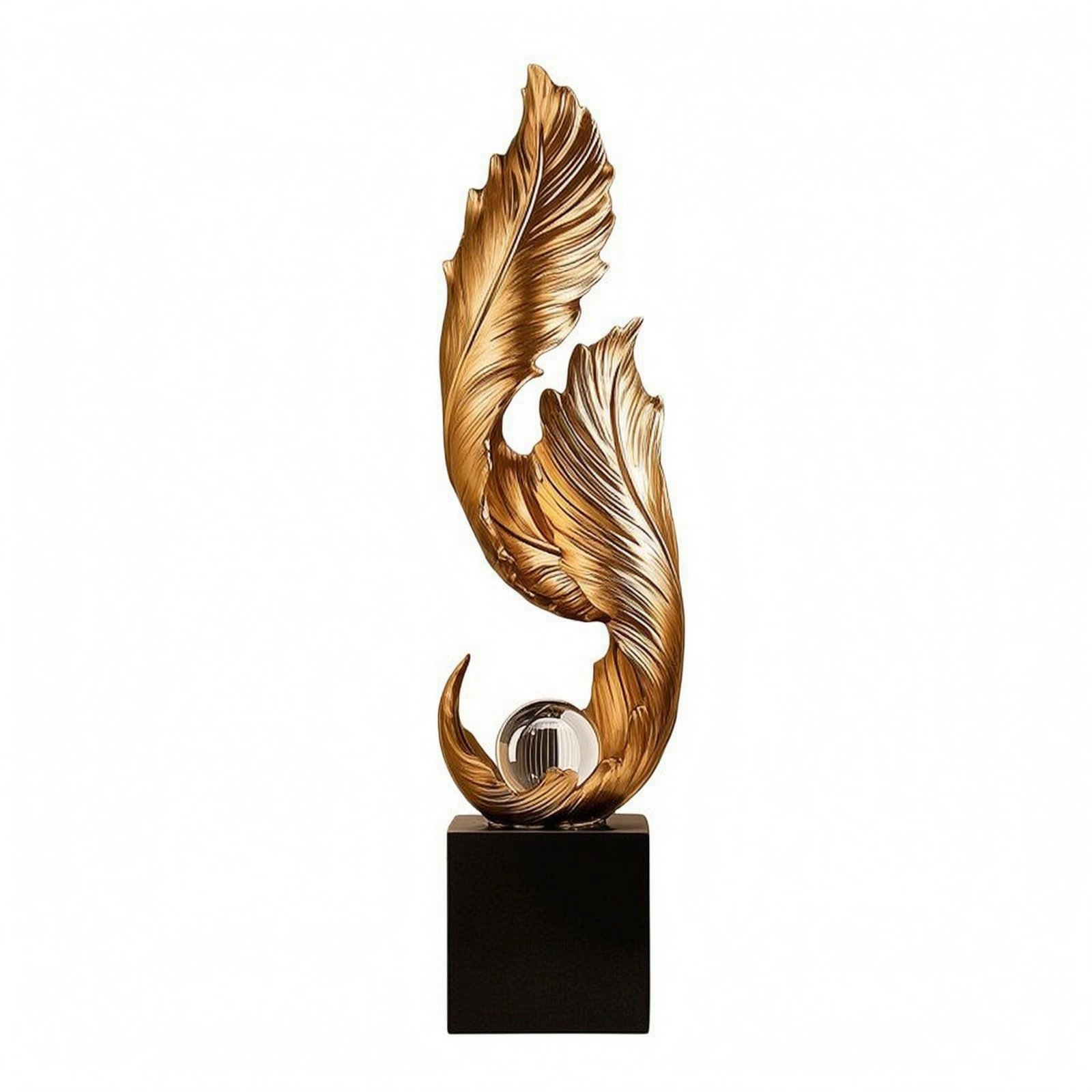 Golden Plume Statue
