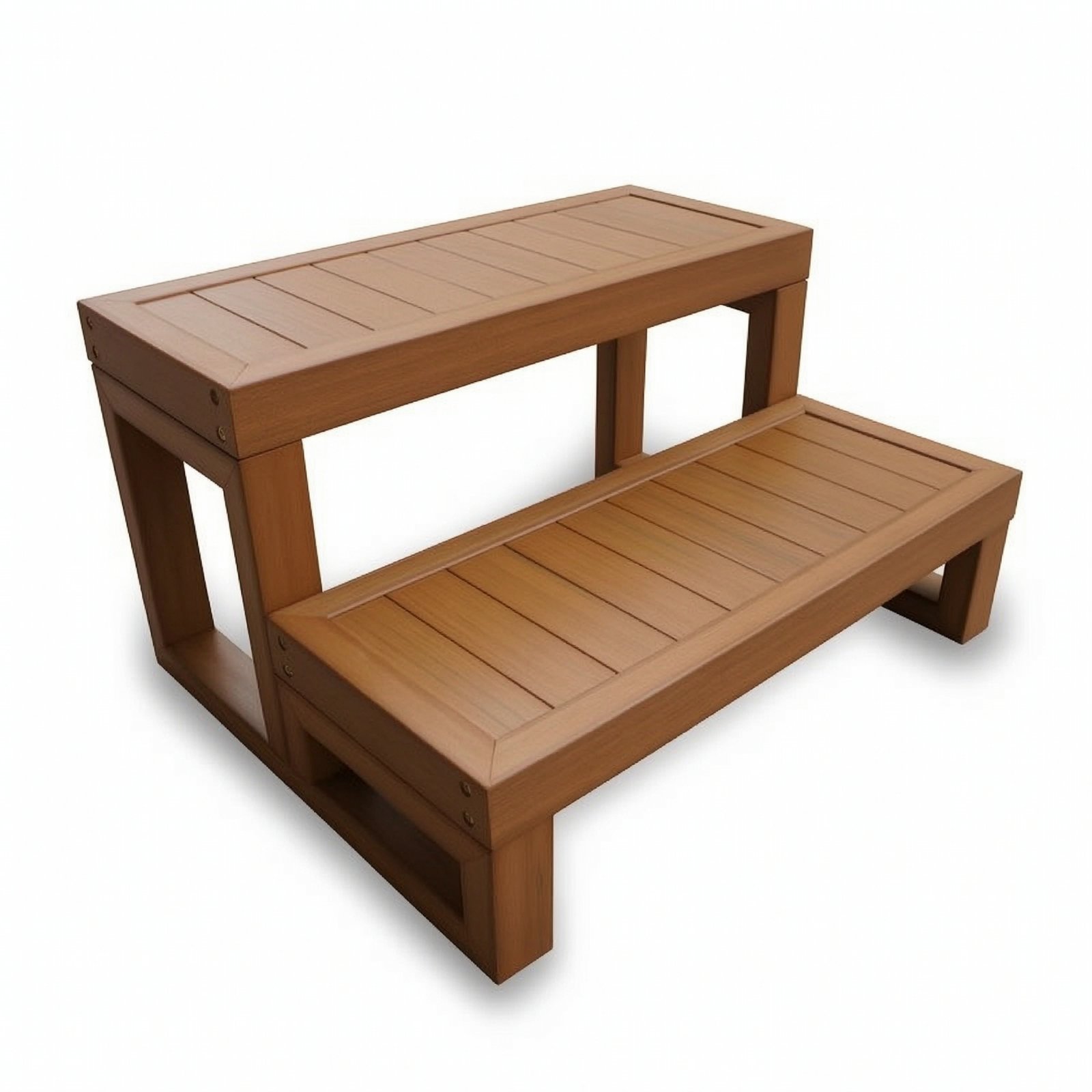 Anti-Slip Double-Step Spa Stairs