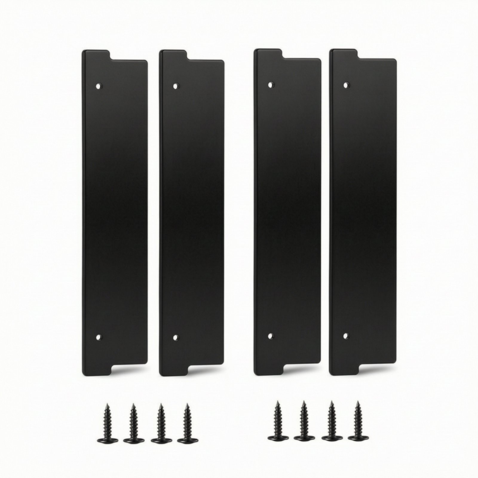 4-Piece Frosted Stall Privacy Strip