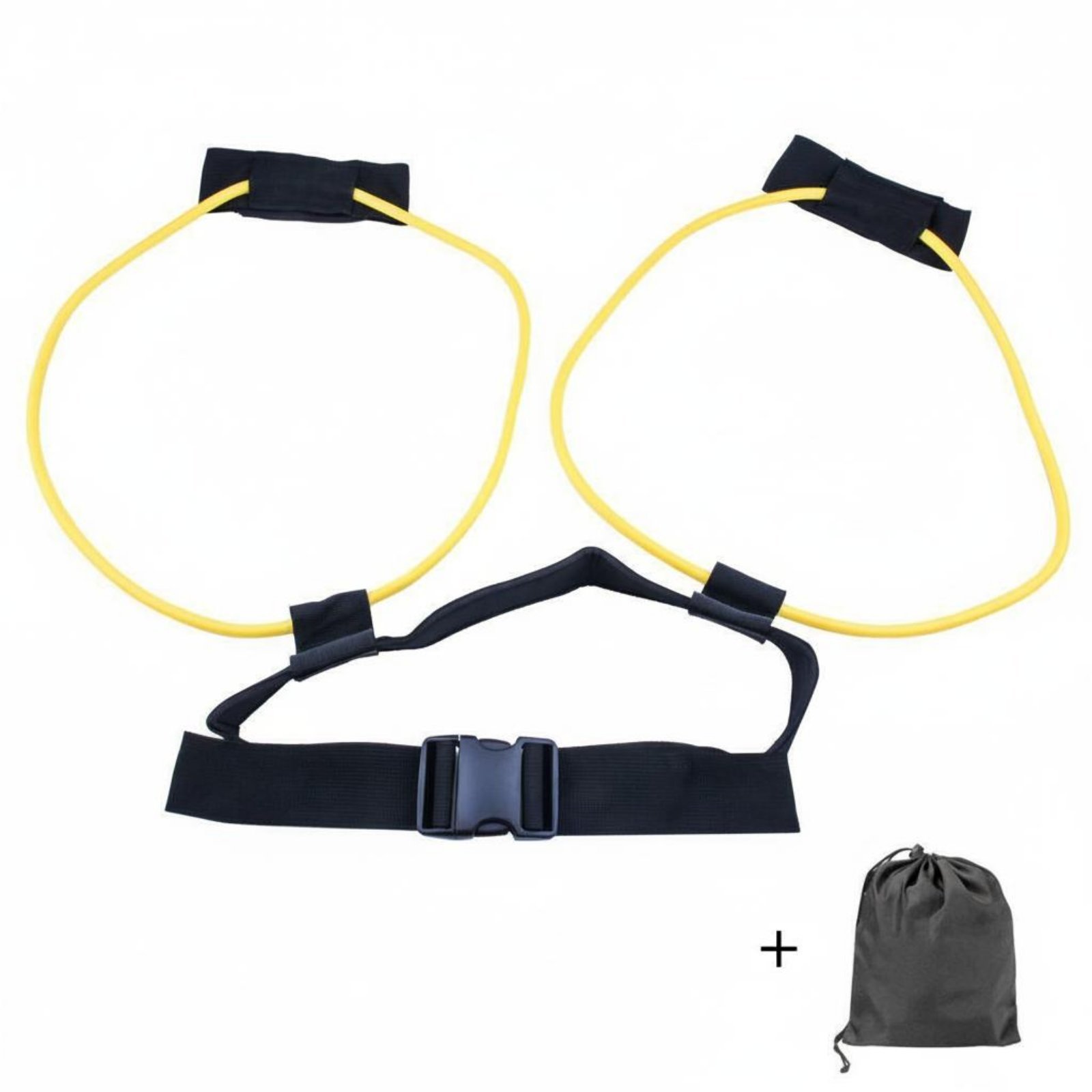 Set of 4 Resistance Bands with Ankle Cuffs