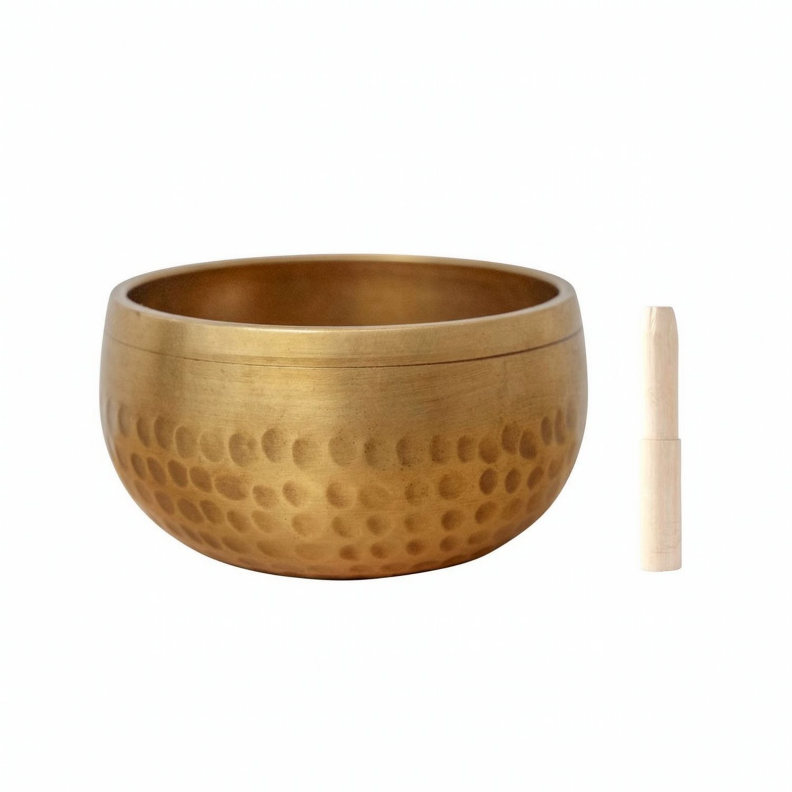 Hand-Finished Copper Singing BowlHandcrafted Ringing Vessel