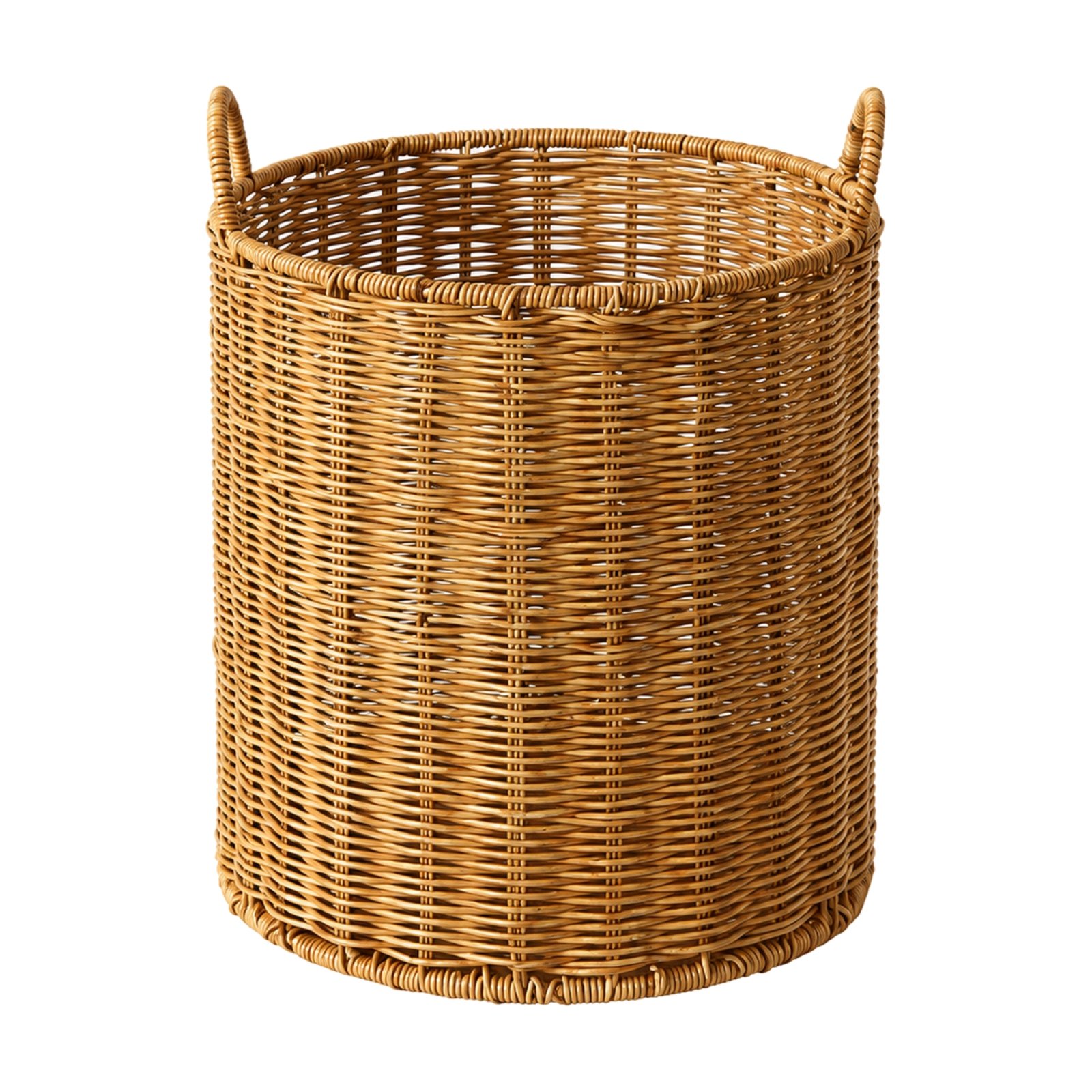 Round Laundry Basket Open-Weave
