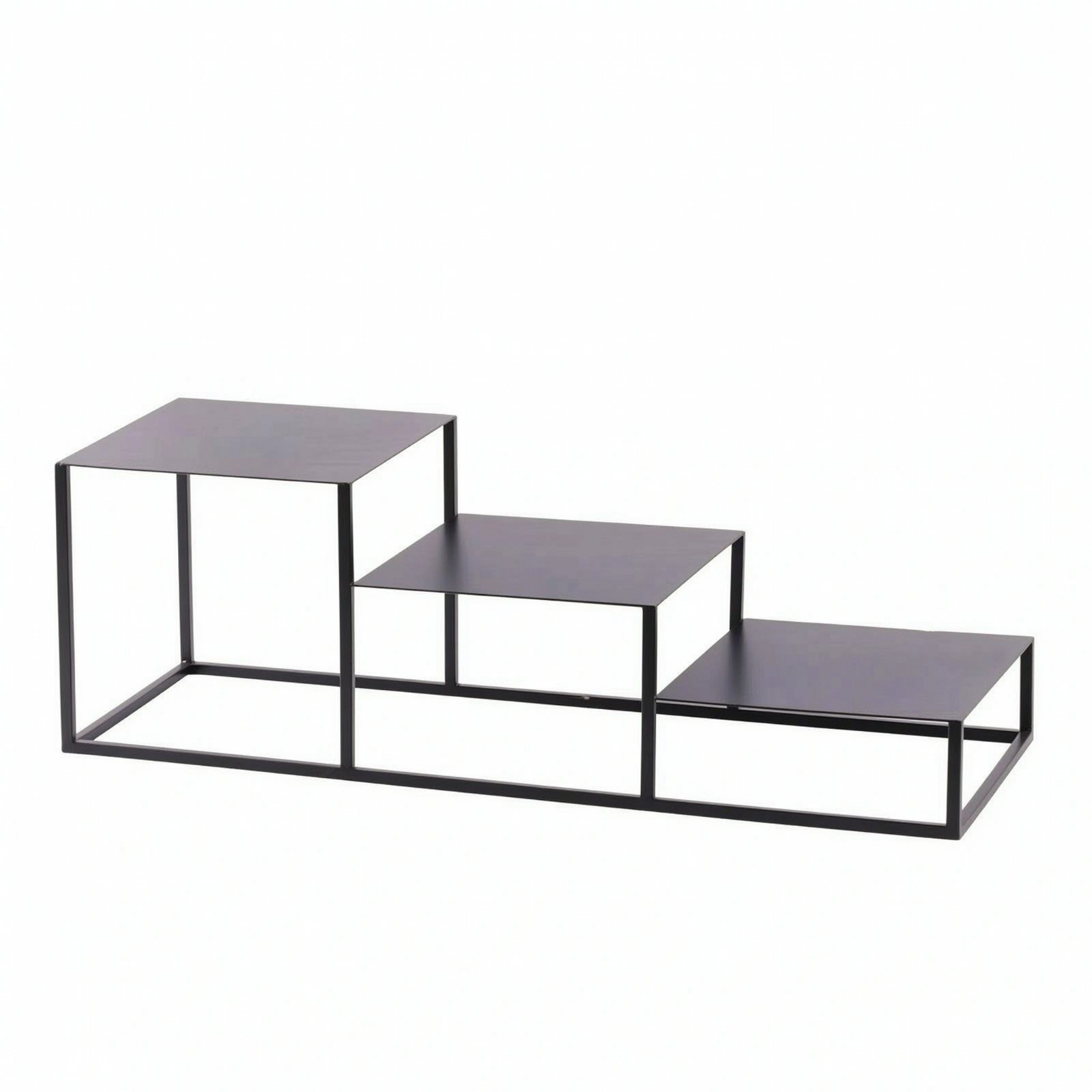 Geometric Iron Plant Stand