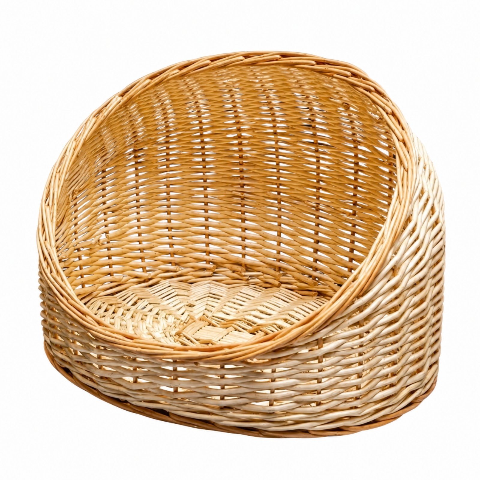 Woven Cat Bed – Coffee, 50x41cm