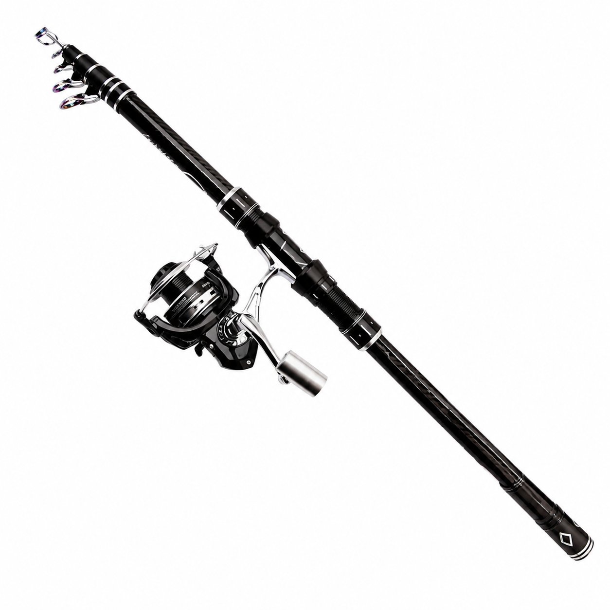 Carbon Fiber Telescopic Fishing Rod Combo