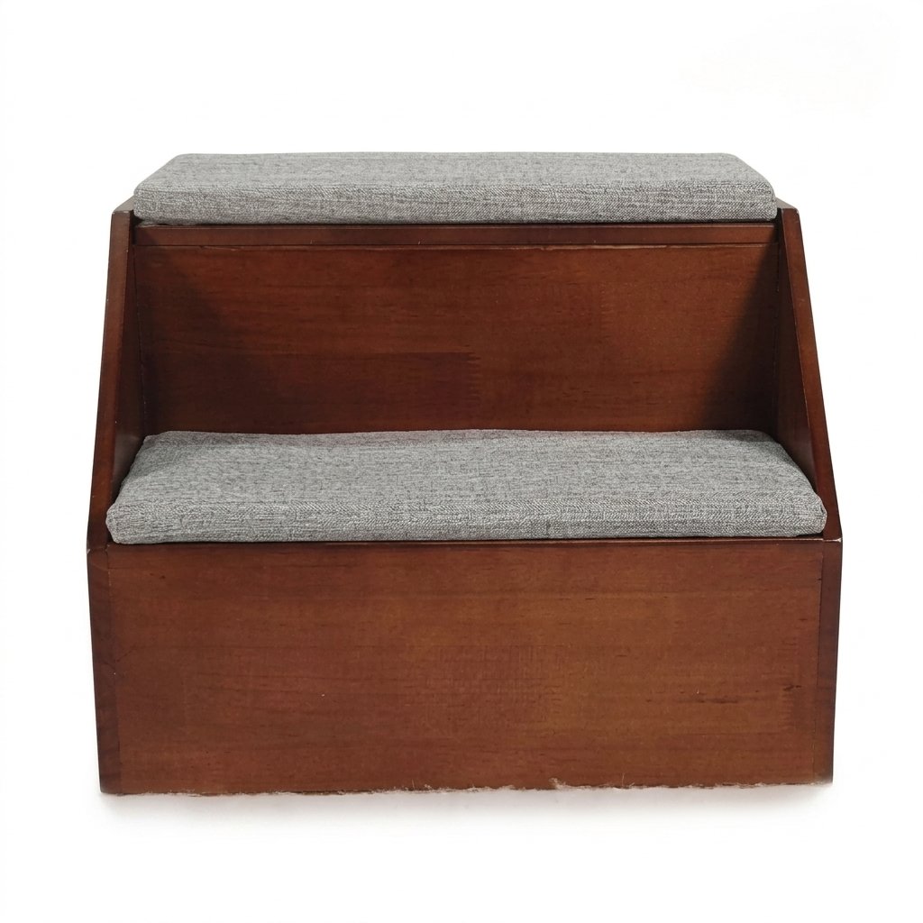Solid Wood Pet Stairs – Small