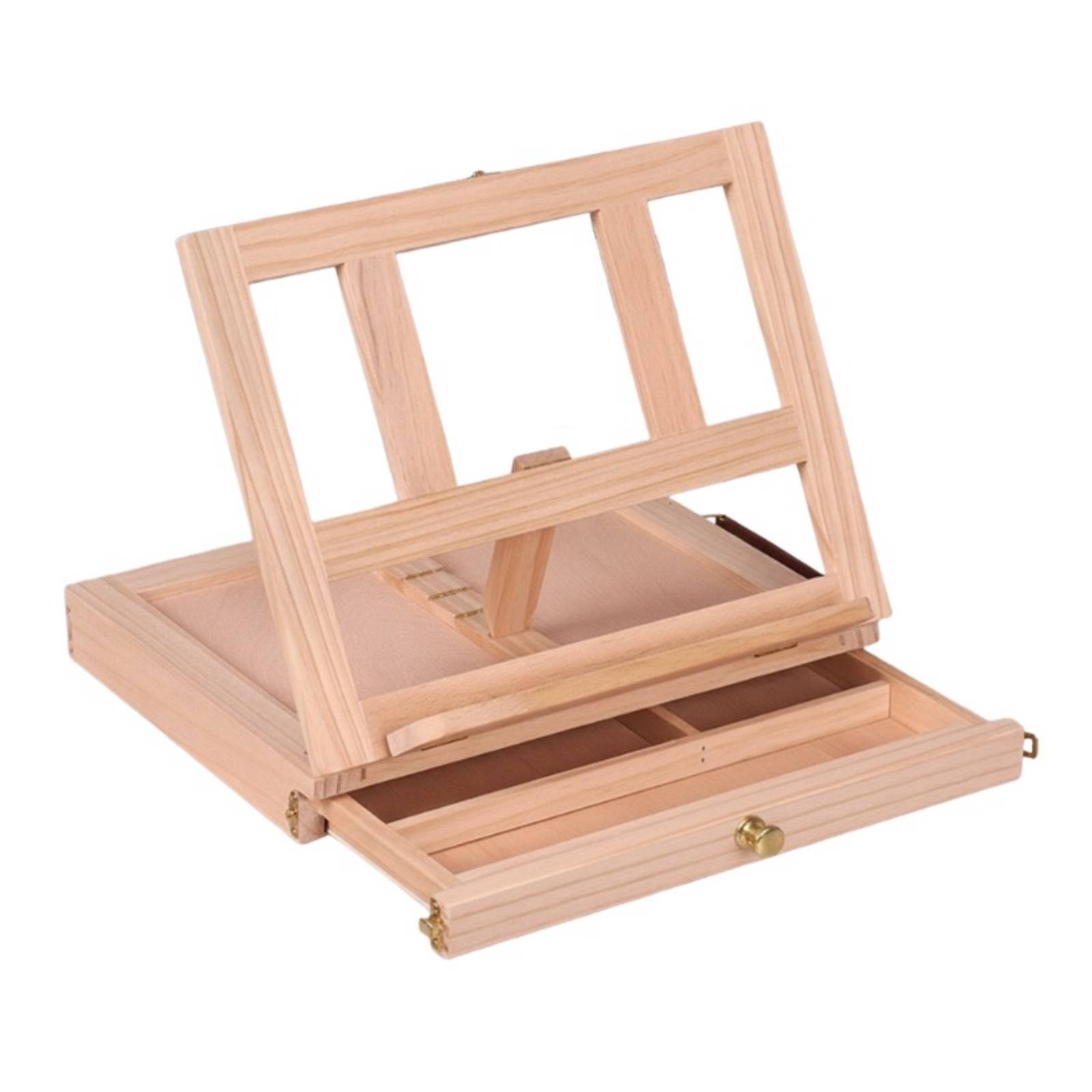 Tabletop Easel with Drawers Adjustable
