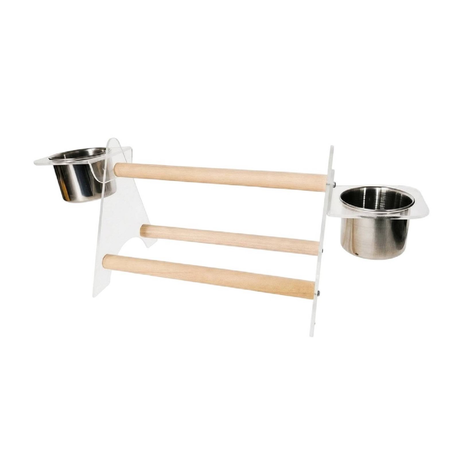 Parrot Play Stand with Cups