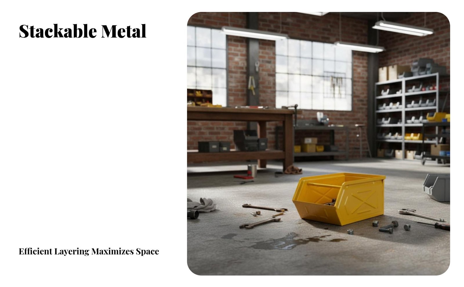 Handled Metal Tool Carrier