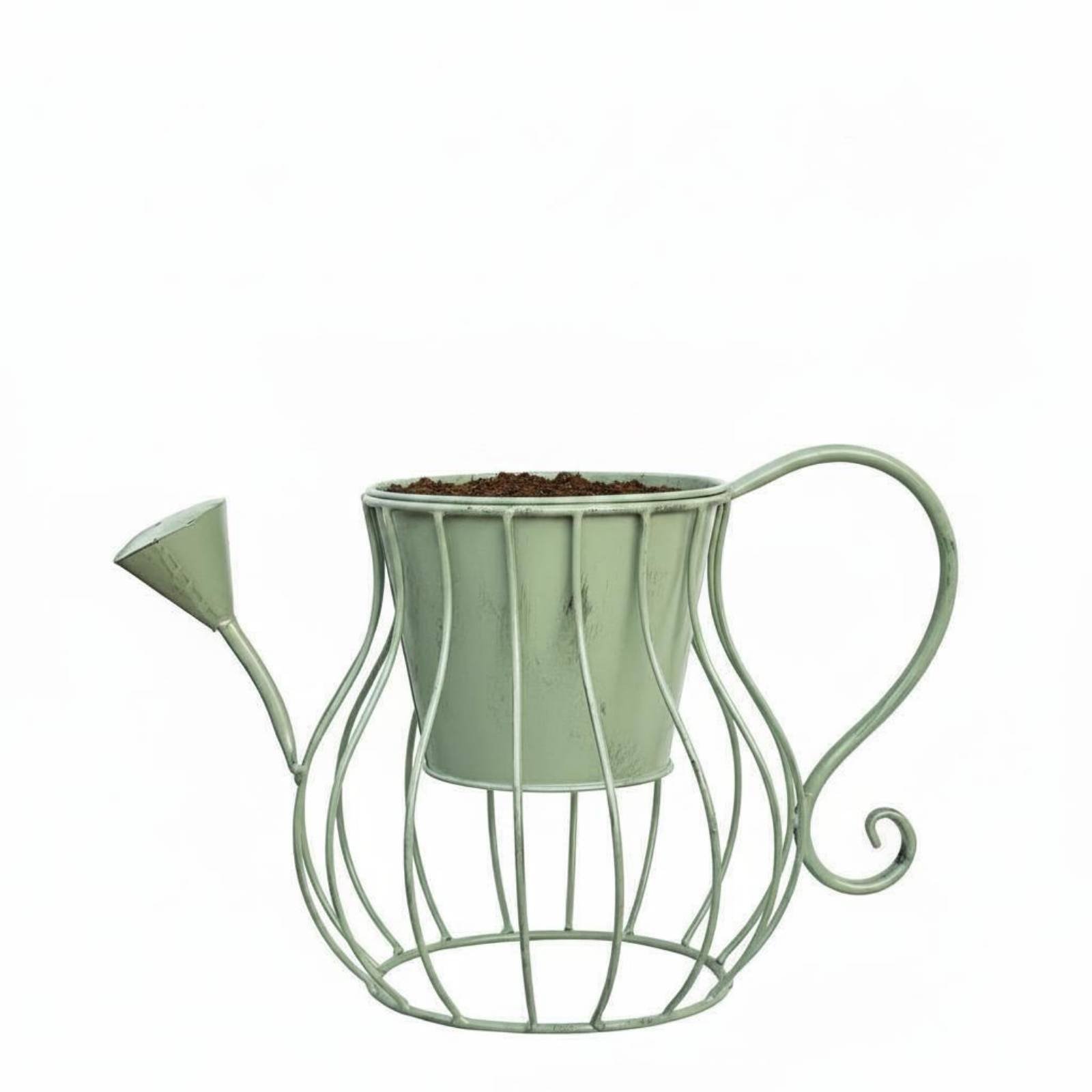 Metal Watering Can Planter
