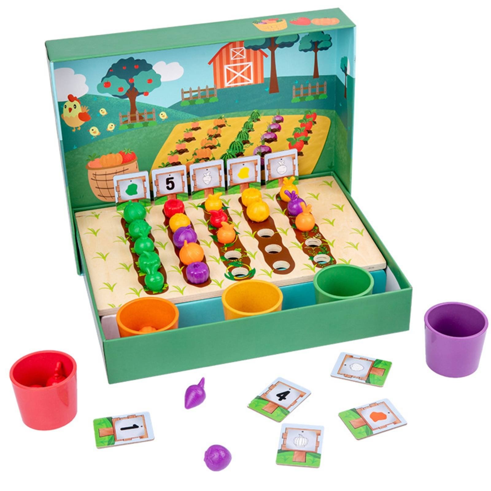 Wooden Farm Sorting Board
