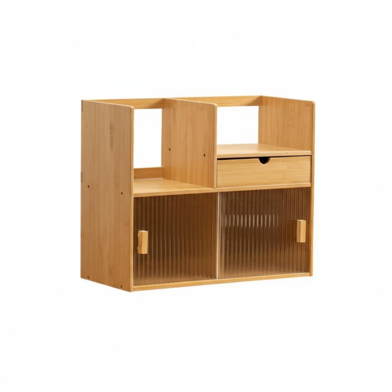 Wooden Stationery Rack with Drawers