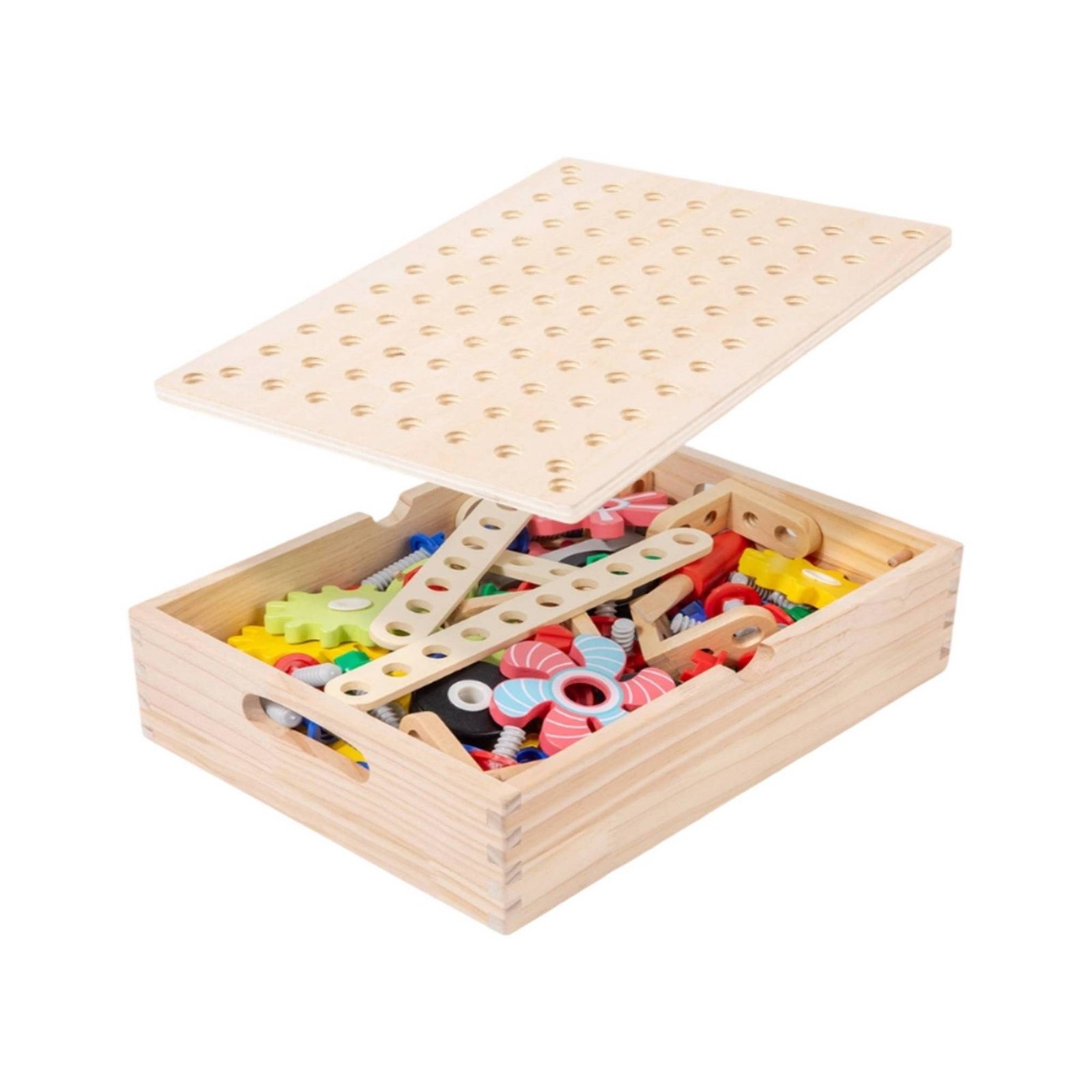 Wooden Gear Puzzle Box